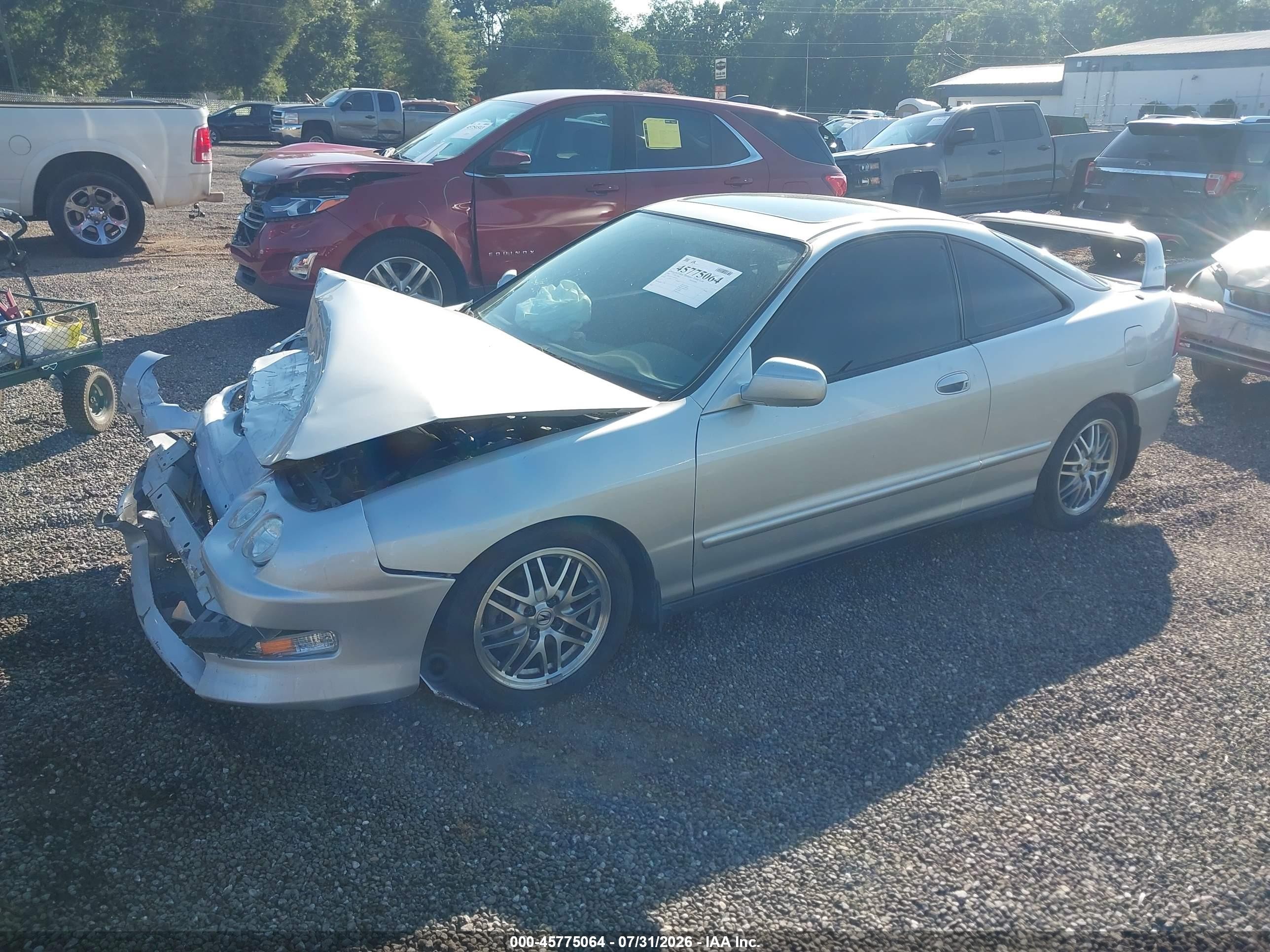 2000 Acura Integra Ls Silver vin: JH4DC4355YS002610