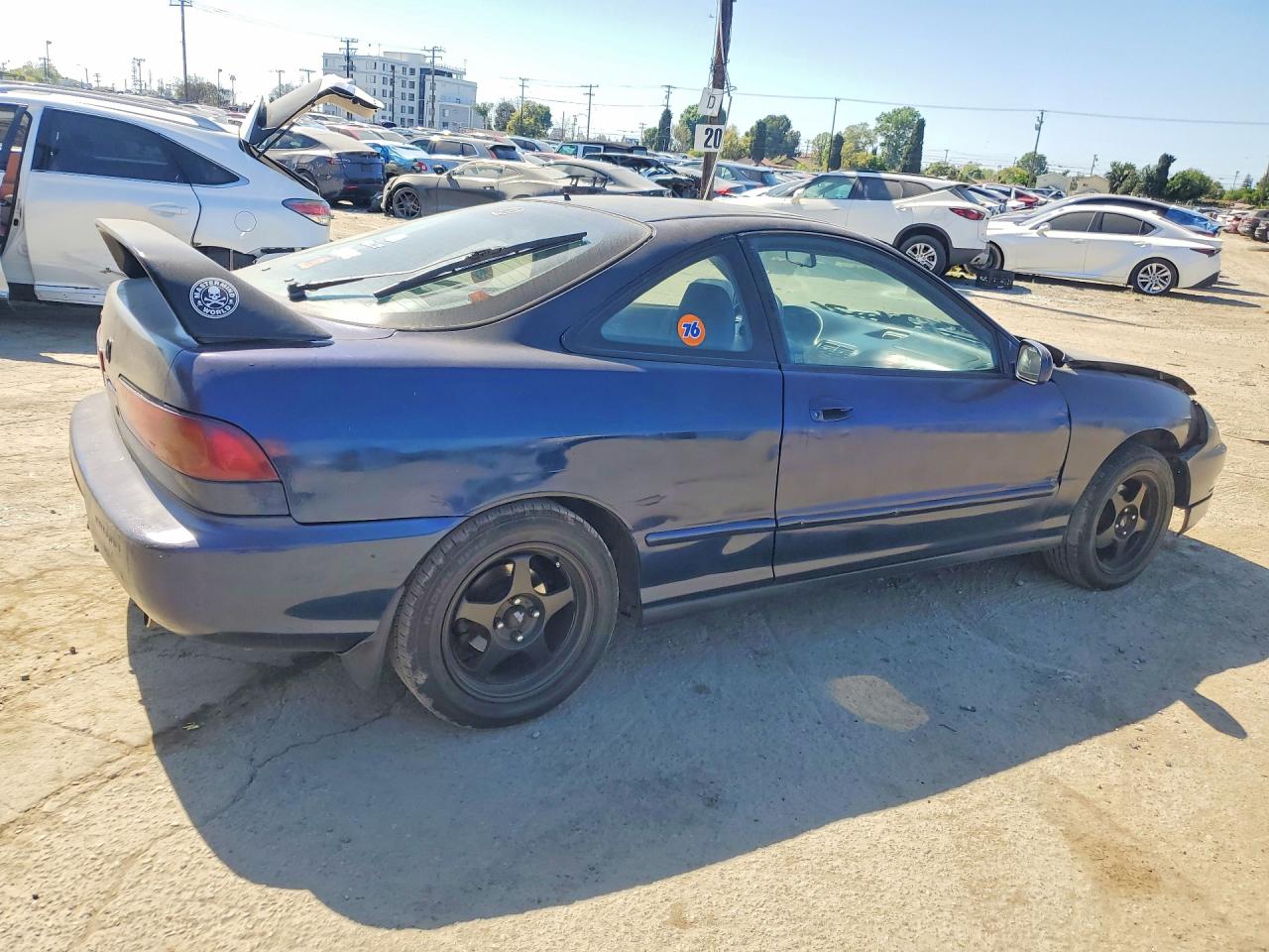 1997 Acura Integra Ls Blue vin: JH4DC4356VS018228