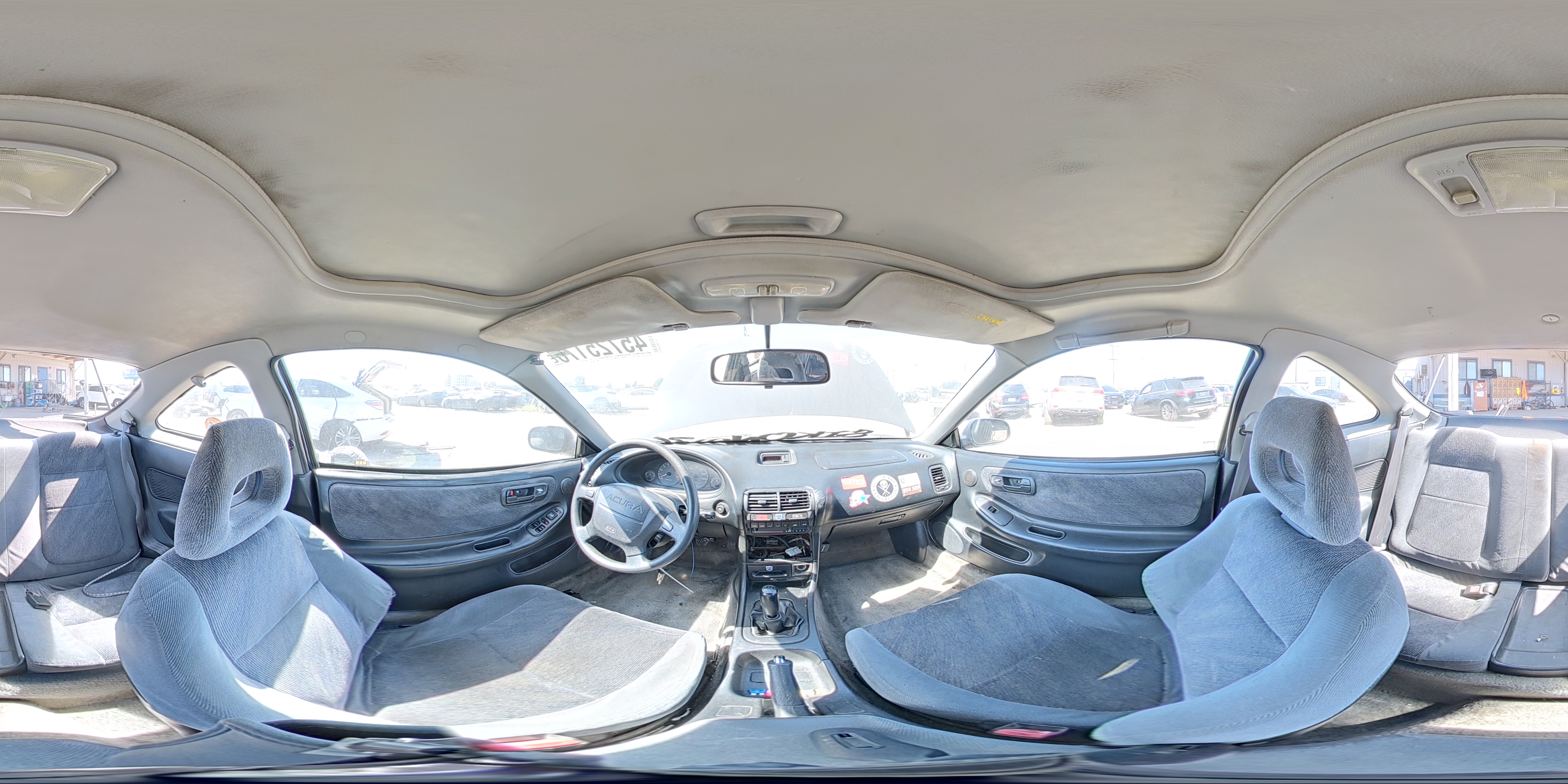 1997 Acura Integra Ls Blue vin: JH4DC4356VS018228