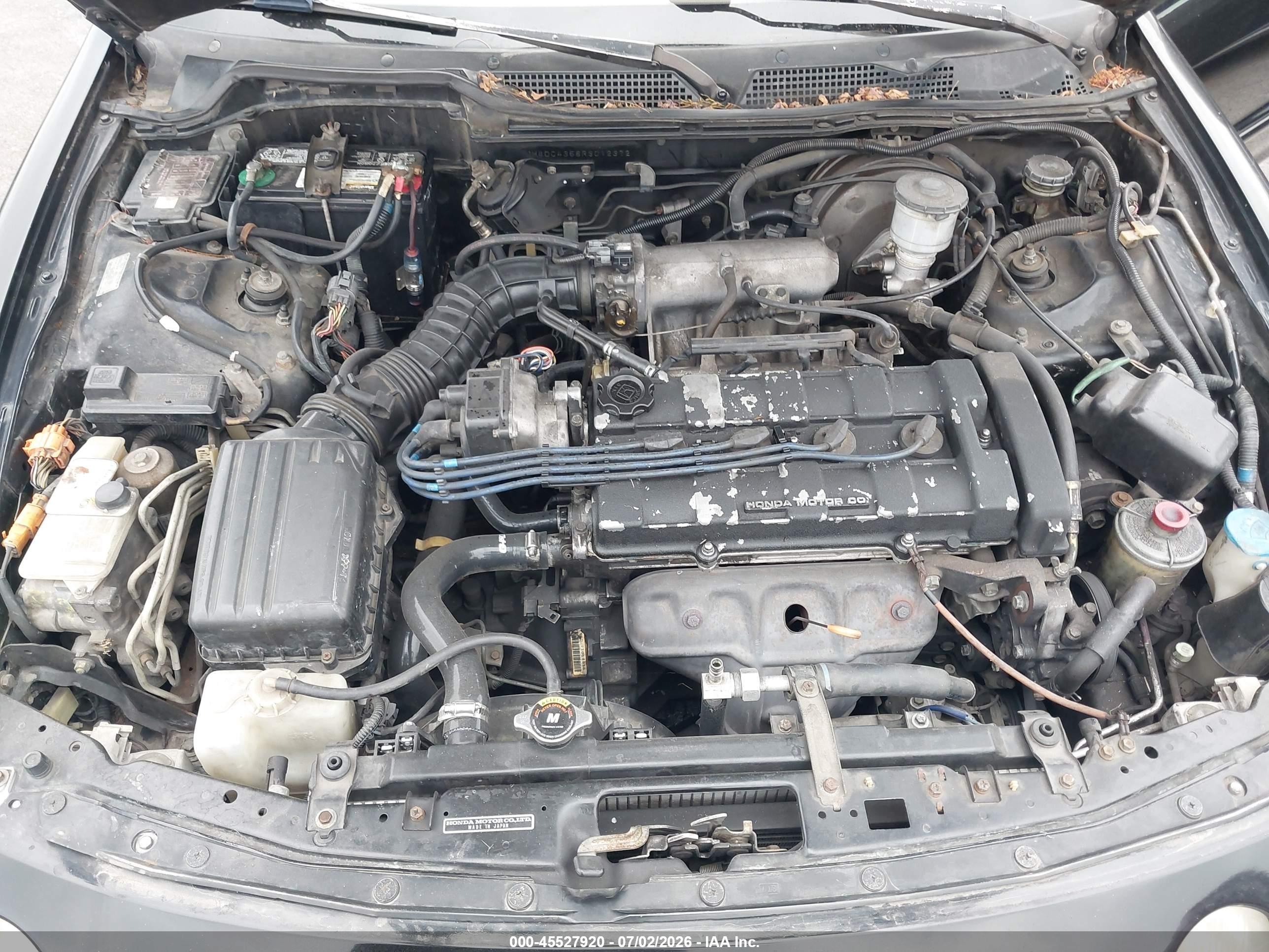 1994 Acura Integra Ls Black vin: JH4DC4358RS012372