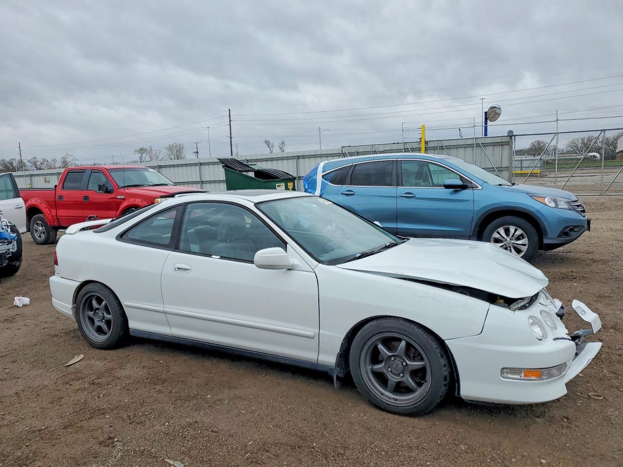 1998 Acura Integra Ls White vin: JH4DC4358WS018507