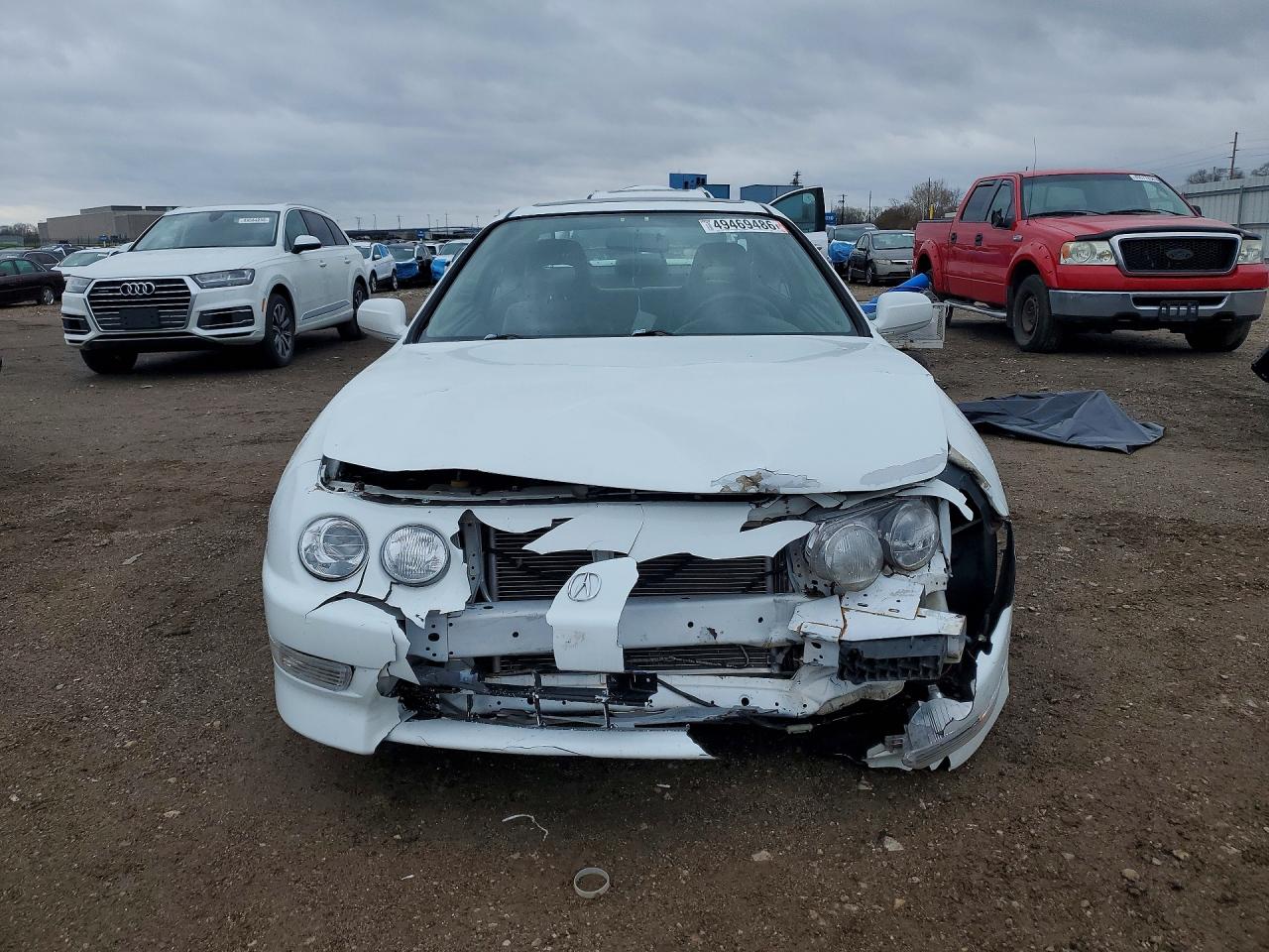 1998 Acura Integra Ls White vin: JH4DC4358WS018507