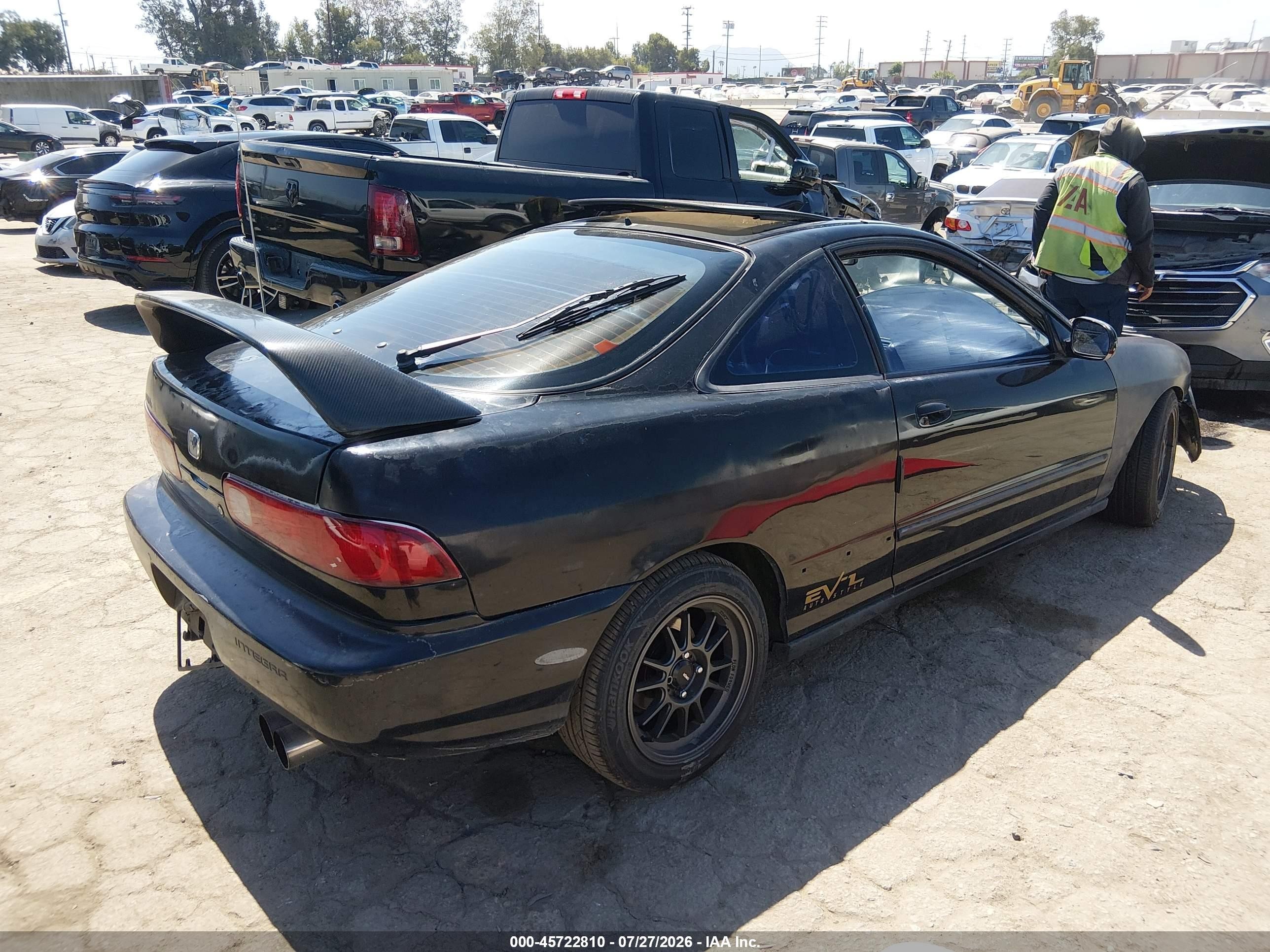 1994 Acura Integra Ls Black vin: JH4DC435XRS006850