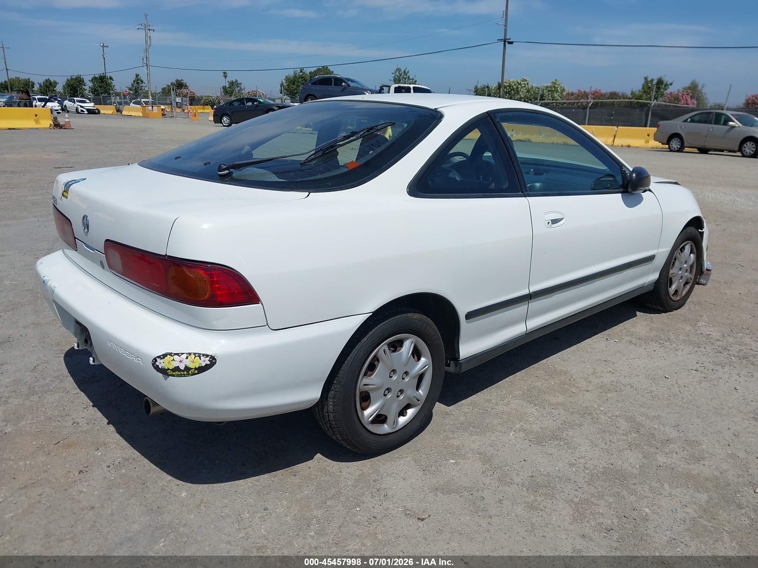 1997 Acura Integra Gs/rs White vin: JH4DC4446VS005694