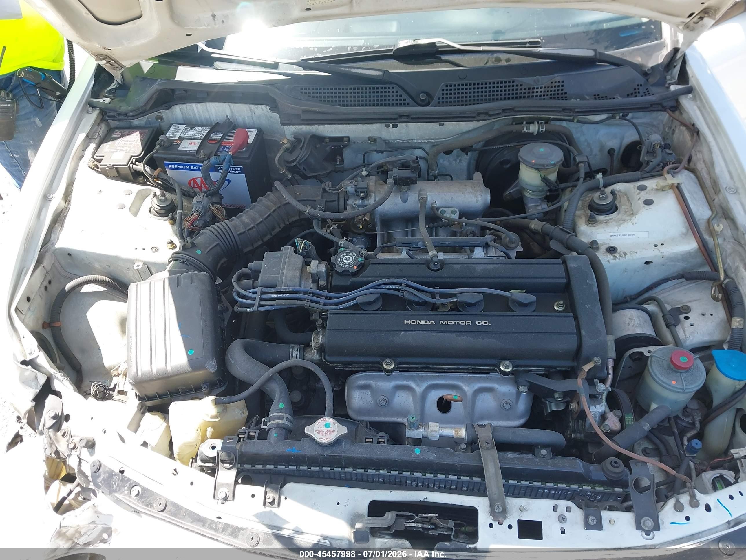 1997 Acura Integra Gs/rs White vin: JH4DC4446VS005694