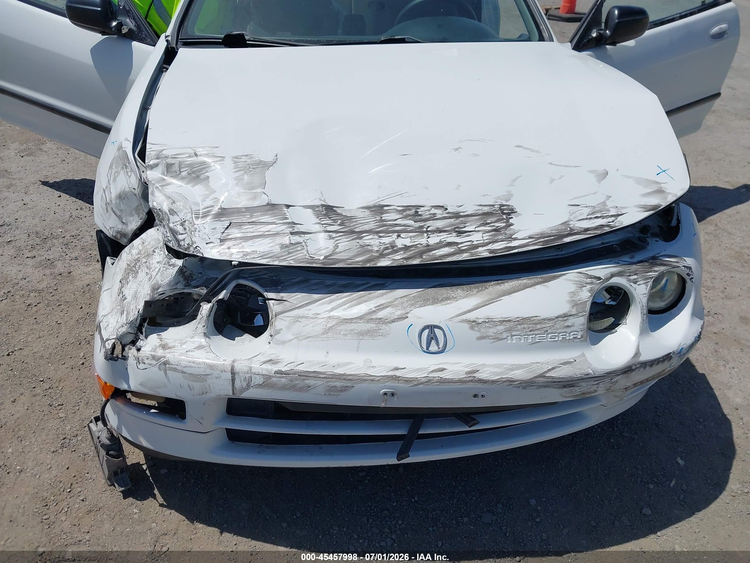 1997 Acura Integra Gs/rs White vin: JH4DC4446VS005694