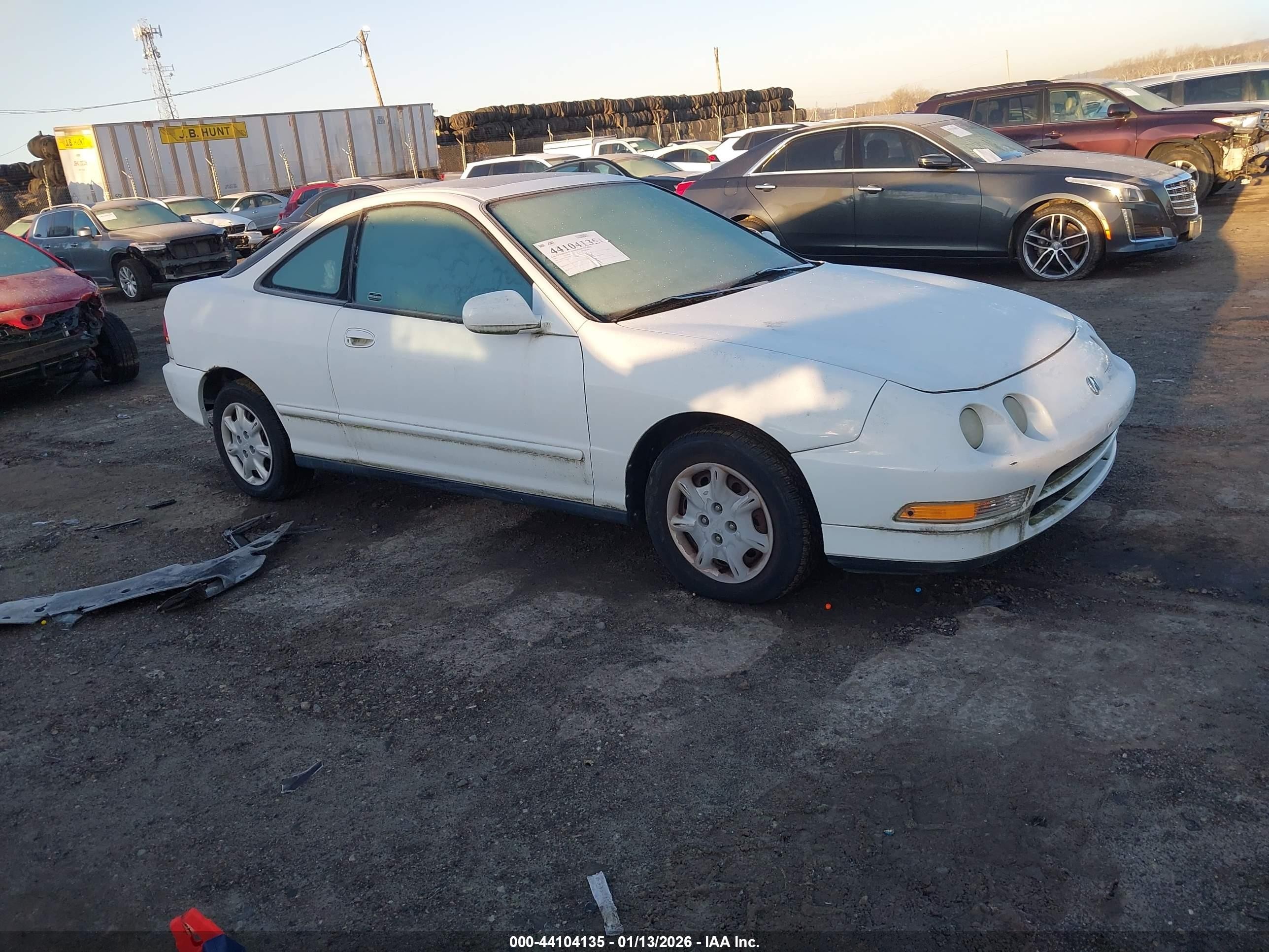 1997 Acura Integra Ls White vin: JH4DC4450VS020586