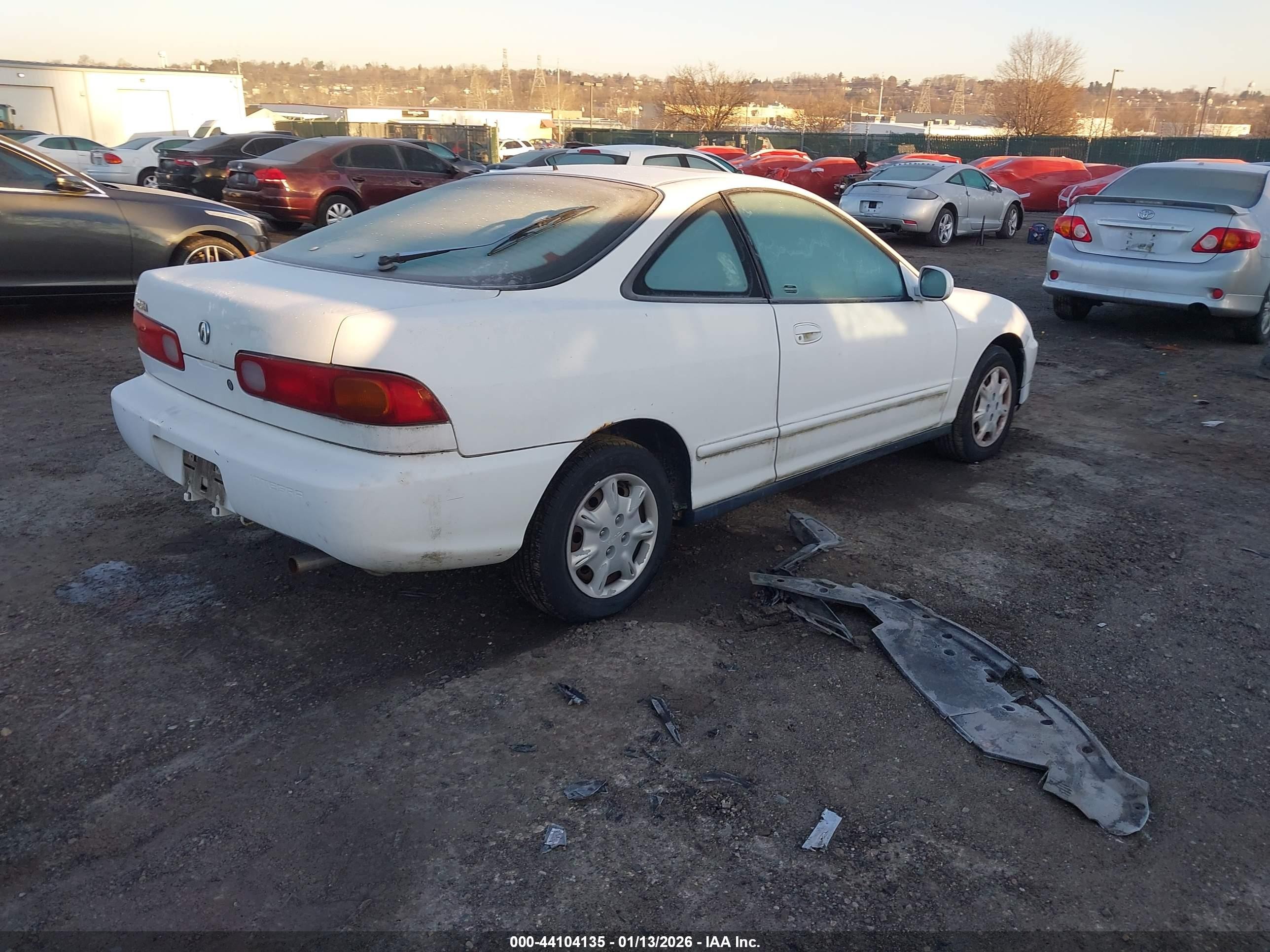 1997 Acura Integra Ls White vin: JH4DC4450VS020586