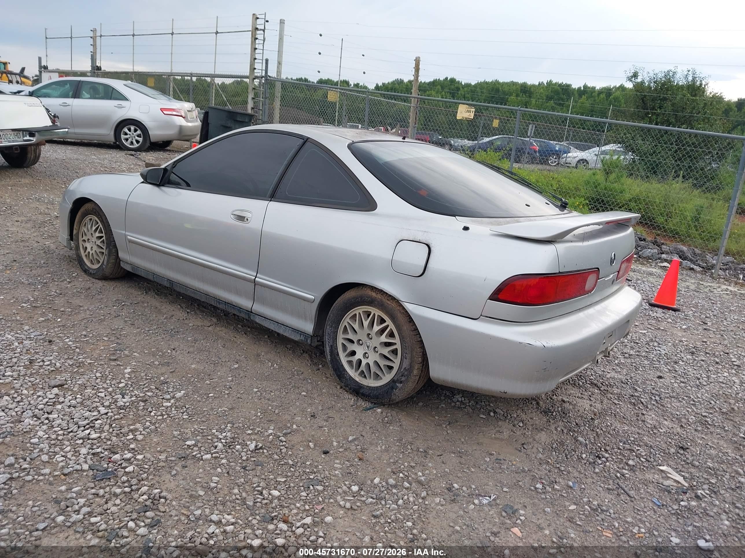 1998 Acura Integra Ls Gray vin: JH4DC4451WS014734
