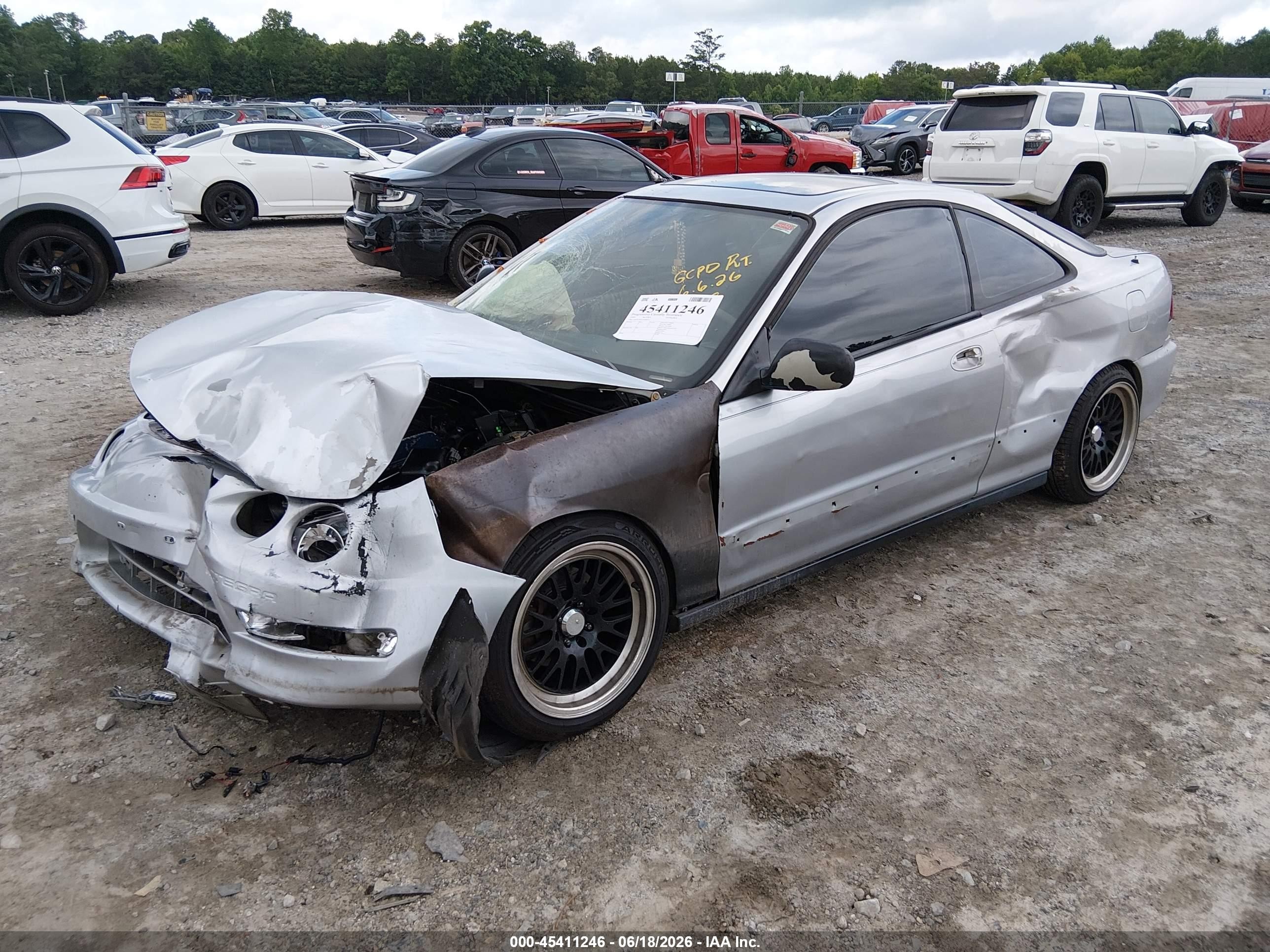 1999 Acura Integra Ls Серый vin: JH4DC4451XS008143