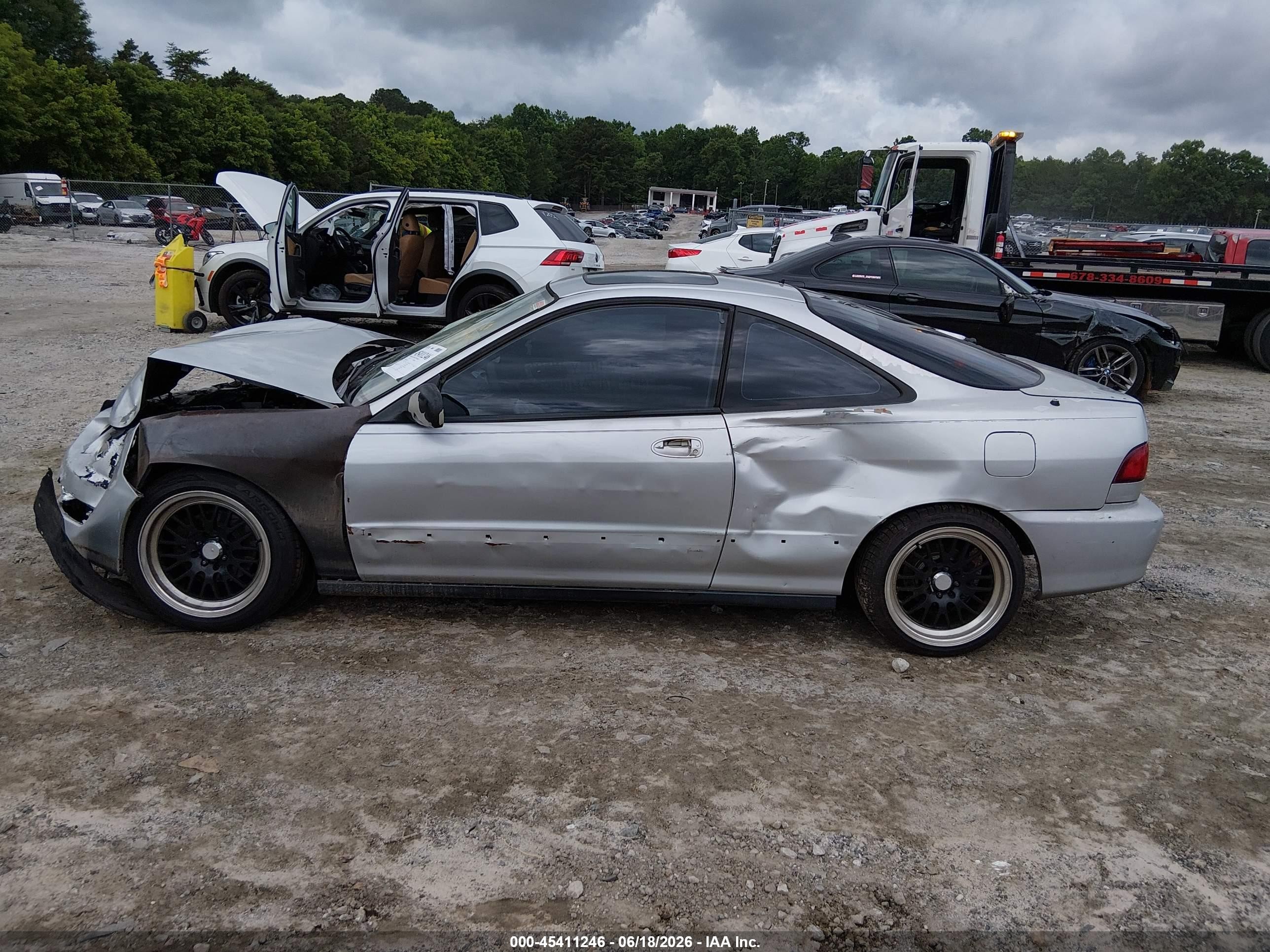 1999 Acura Integra Ls Серый vin: JH4DC4451XS008143