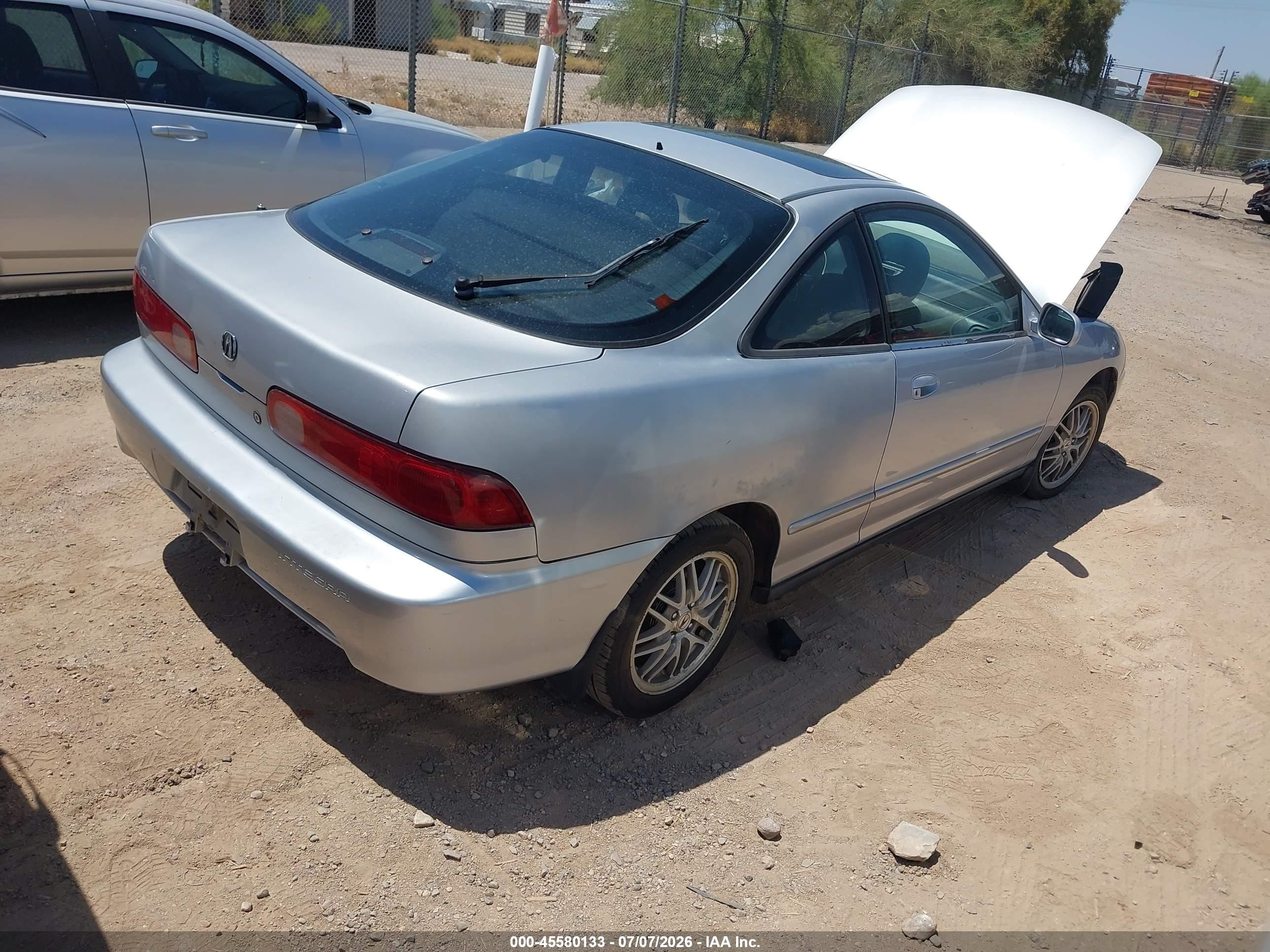 2001 Acura Integra Ls Silver vin: JH4DC44521S006652