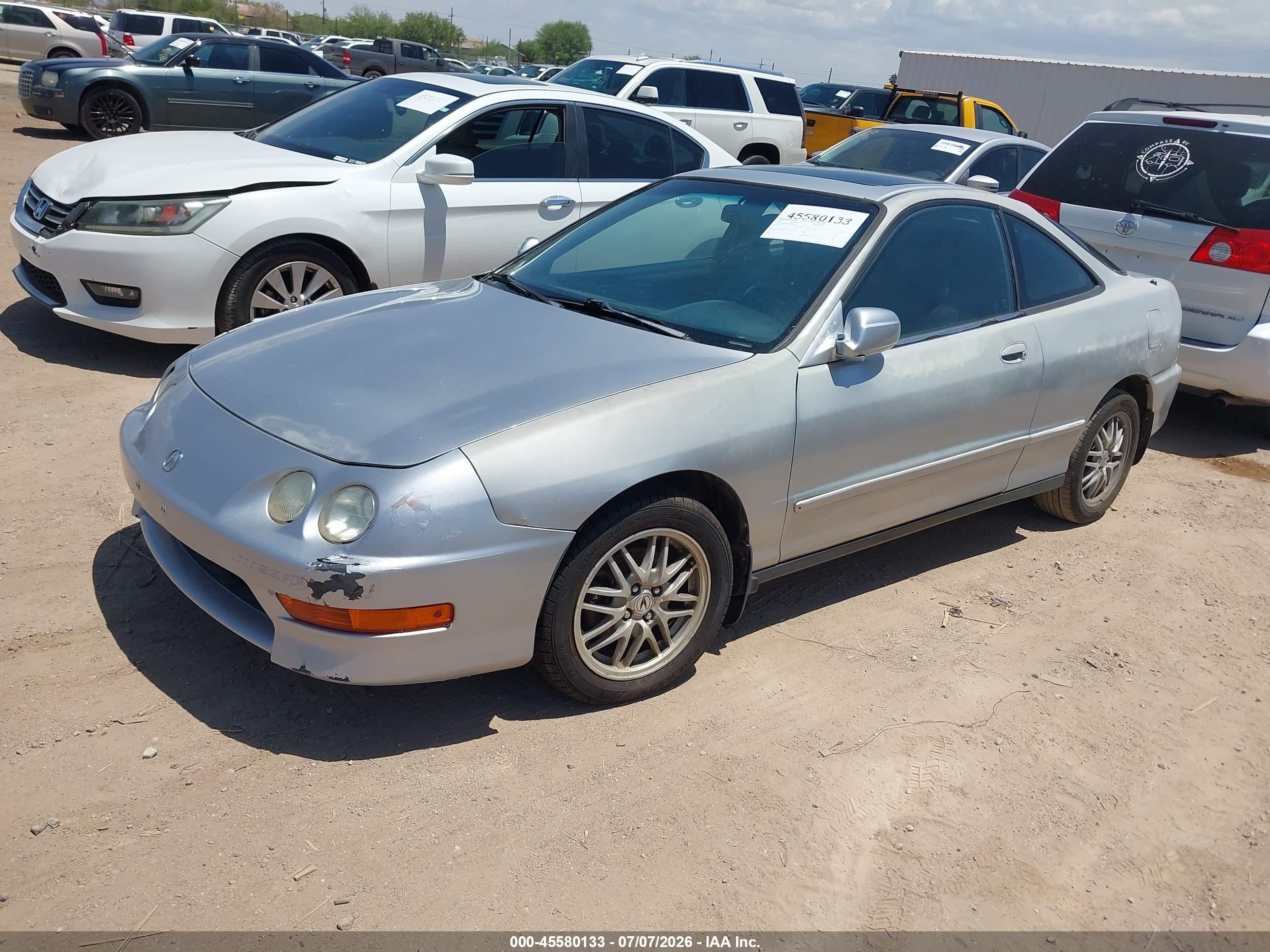 2001 Acura Integra Ls Silver vin: JH4DC44521S006652