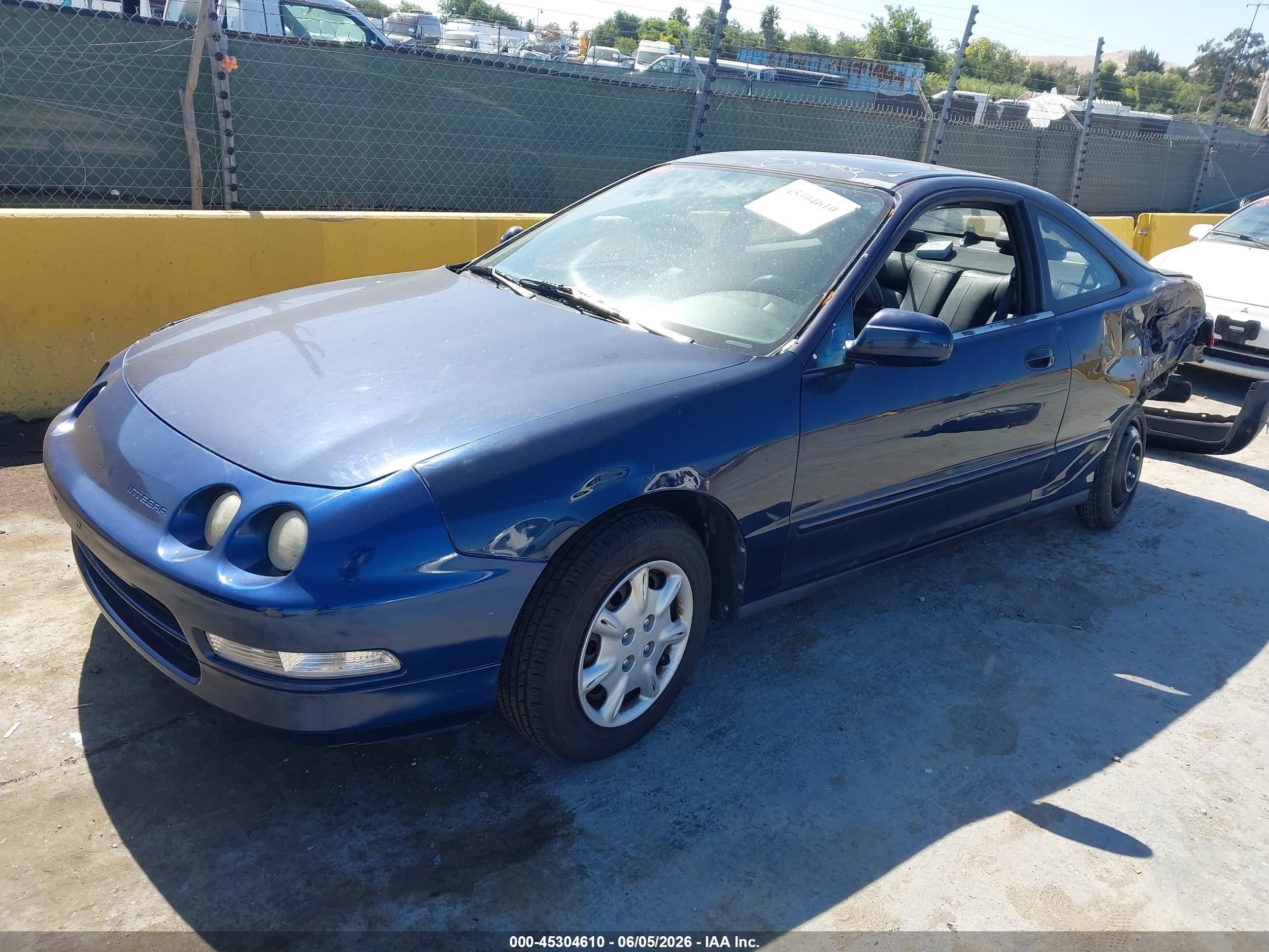 1997 Acura Integra Ls Blue vin: JH4DC4452VS011954