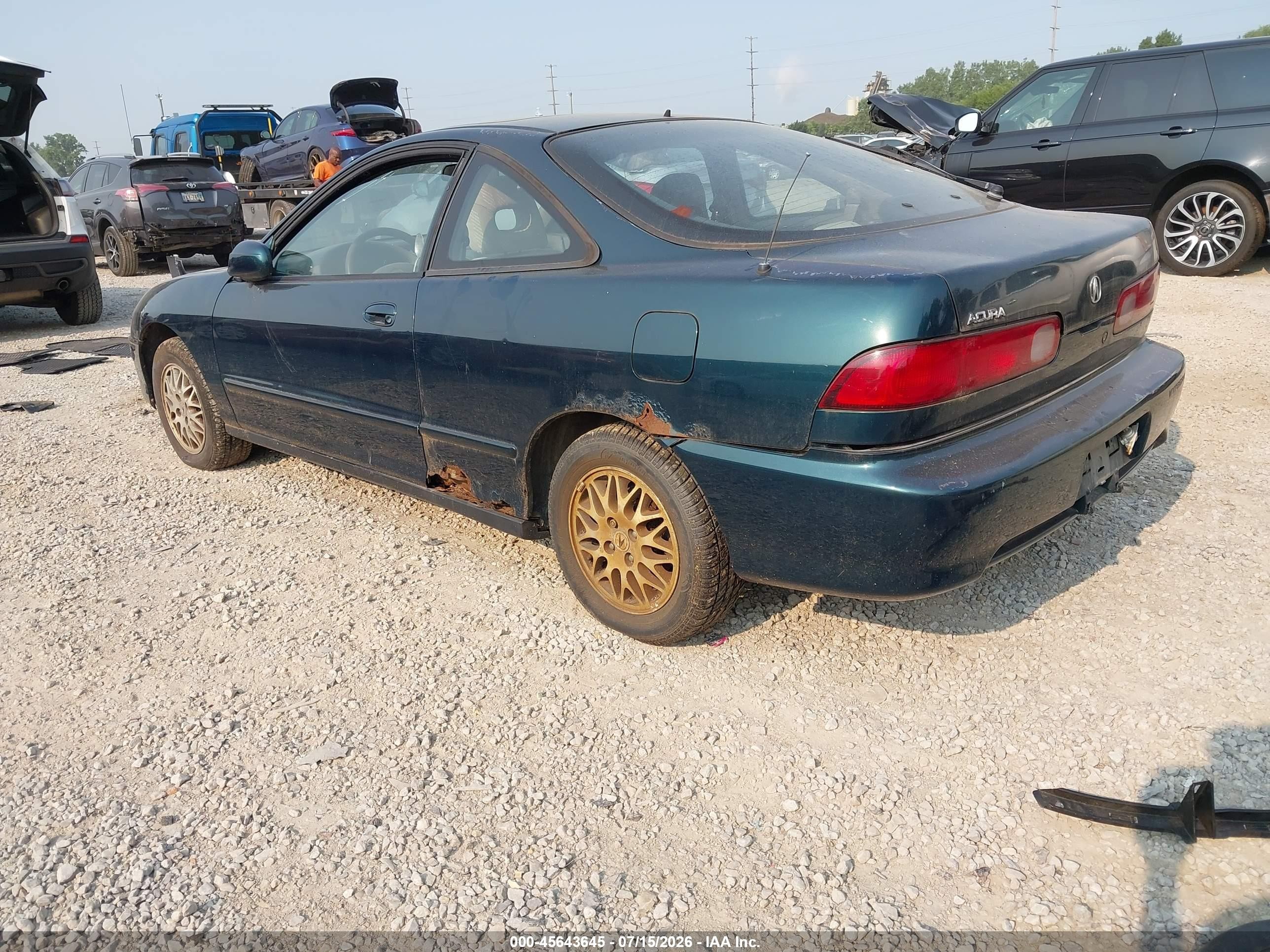 1998 Acura Integra Ls Green vin: JH4DC4452WS017142