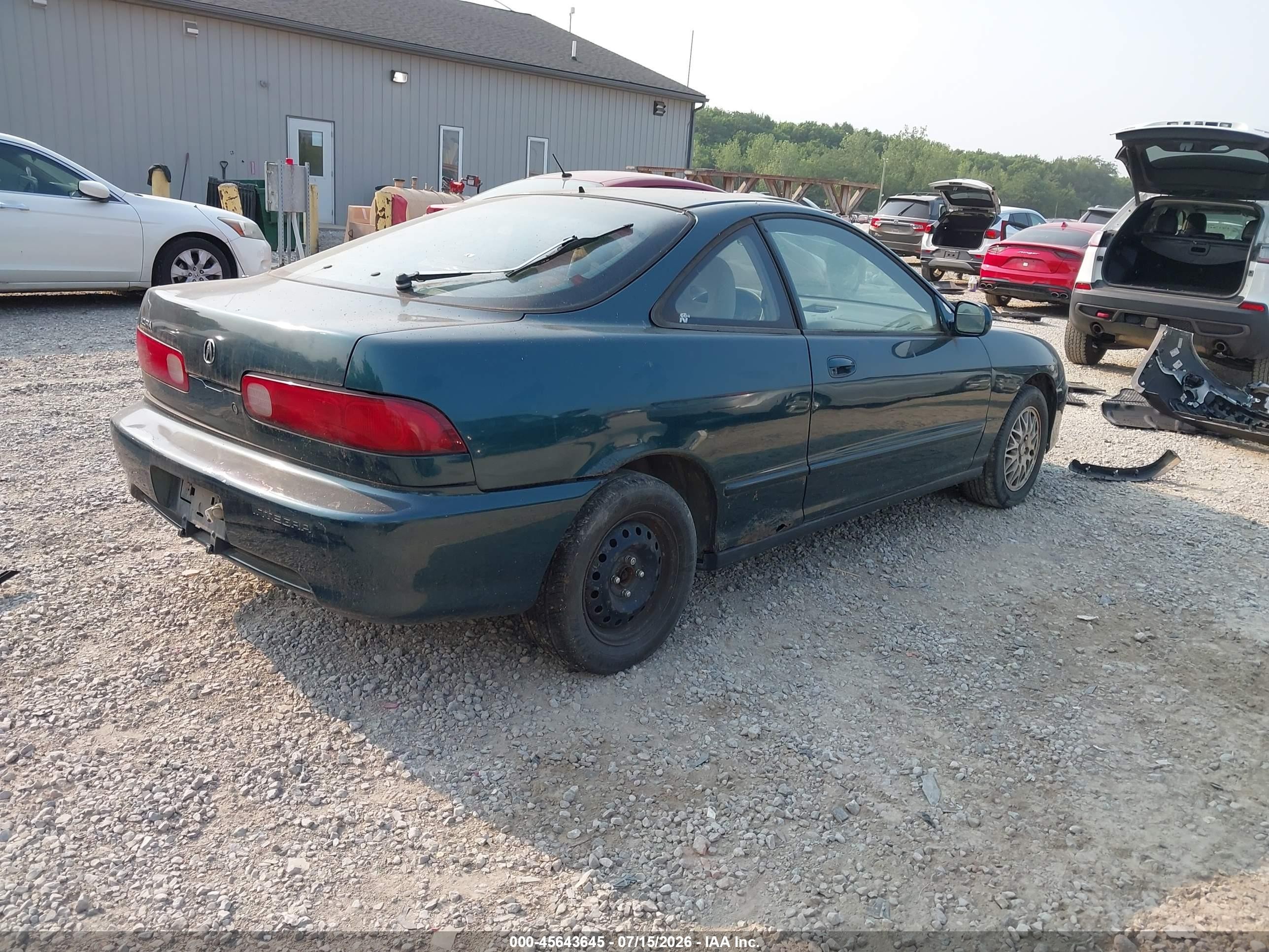 1998 Acura Integra Ls Green vin: JH4DC4452WS017142