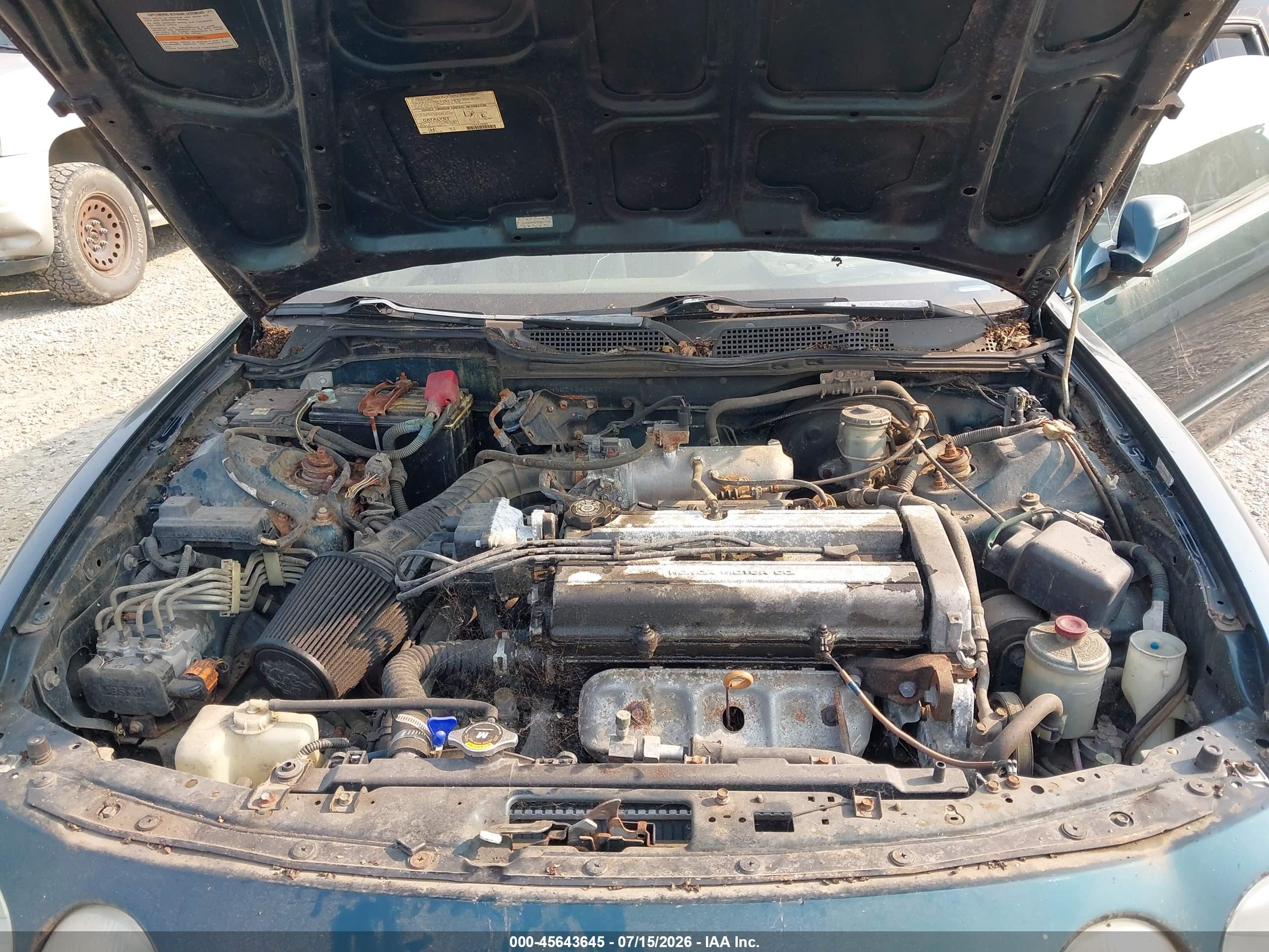 1998 Acura Integra Ls Green vin: JH4DC4452WS017142