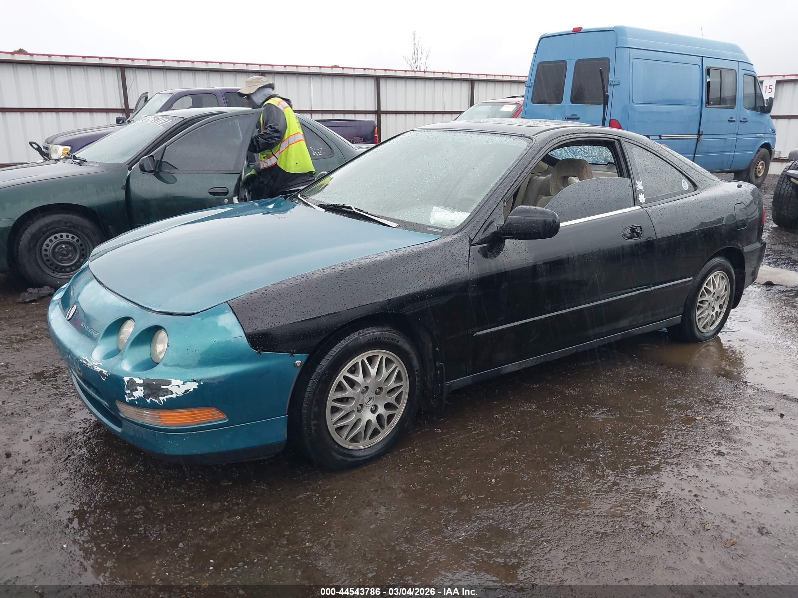 1998 Acura Integra Ls Black vin: JH4DC4456WS007777