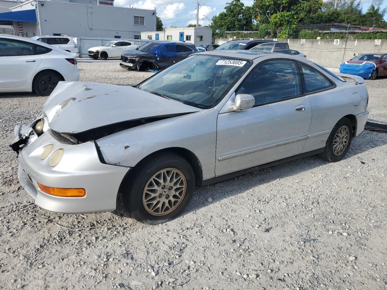 1998 Acura Integra Ls Silver vin: JH4DC4457WS005813