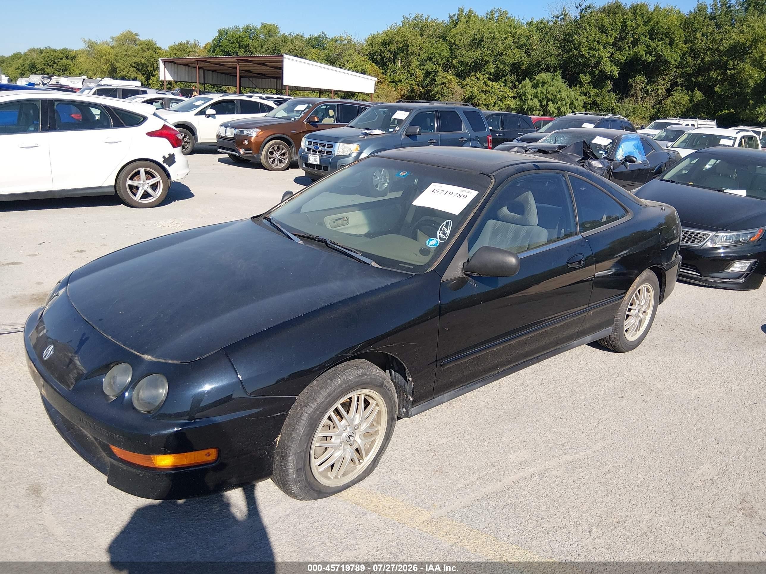 2001 Acura Integra Ls Черный vin: JH4DC44581S001522