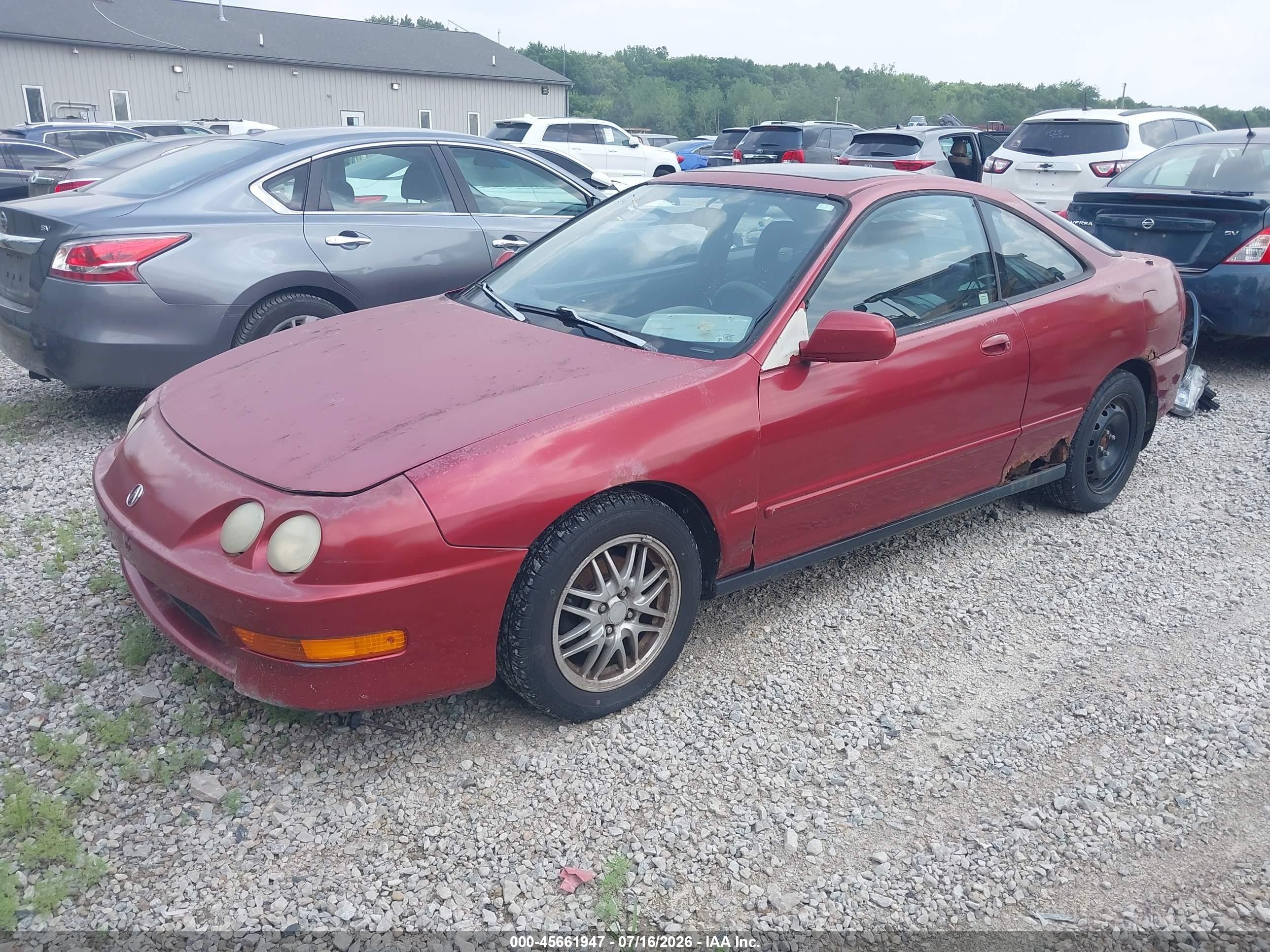 2000 Acura Integra Ls Maroon vin: JH4DC4458YS009226