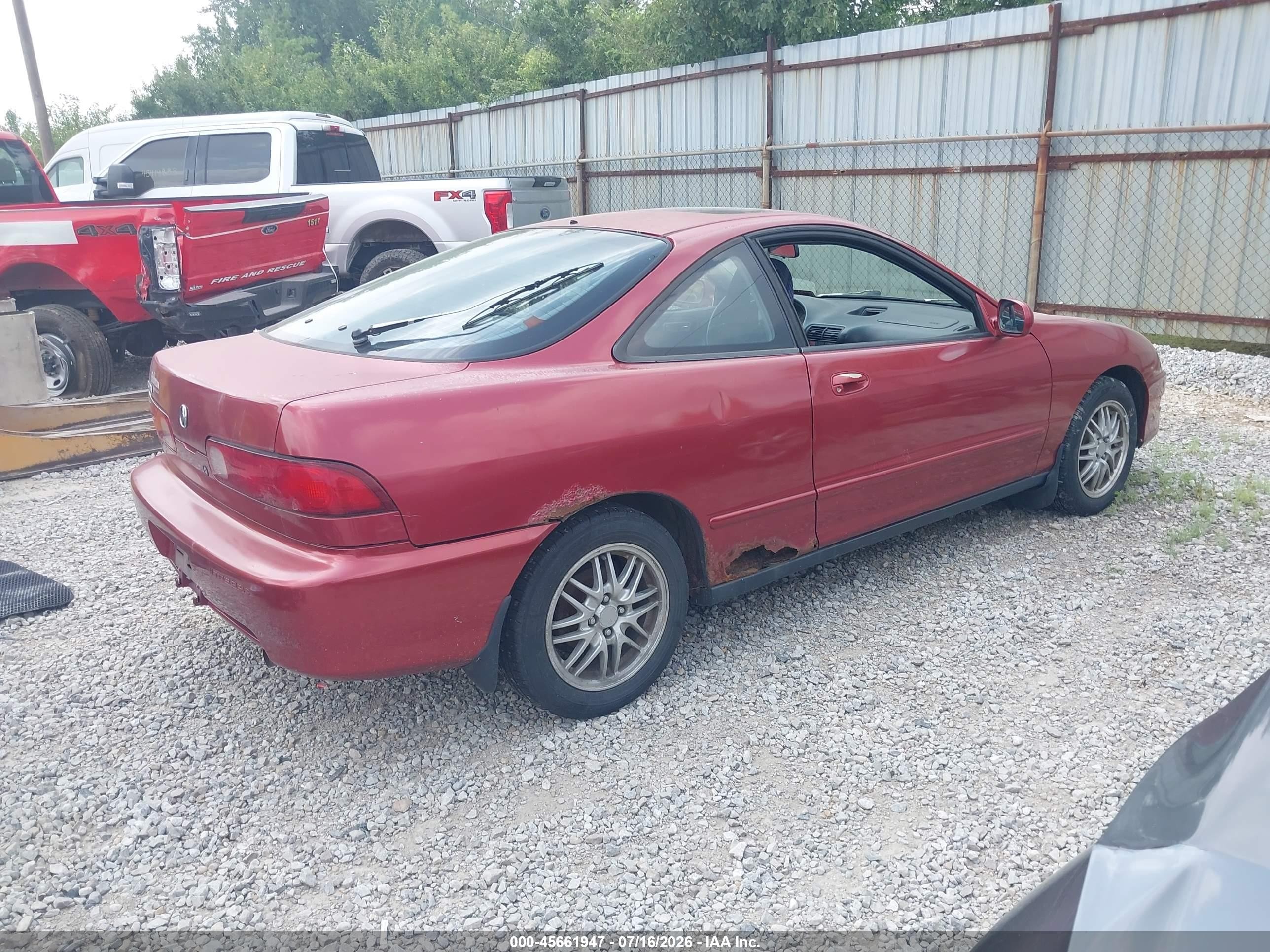 2000 Acura Integra Ls Maroon vin: JH4DC4458YS009226