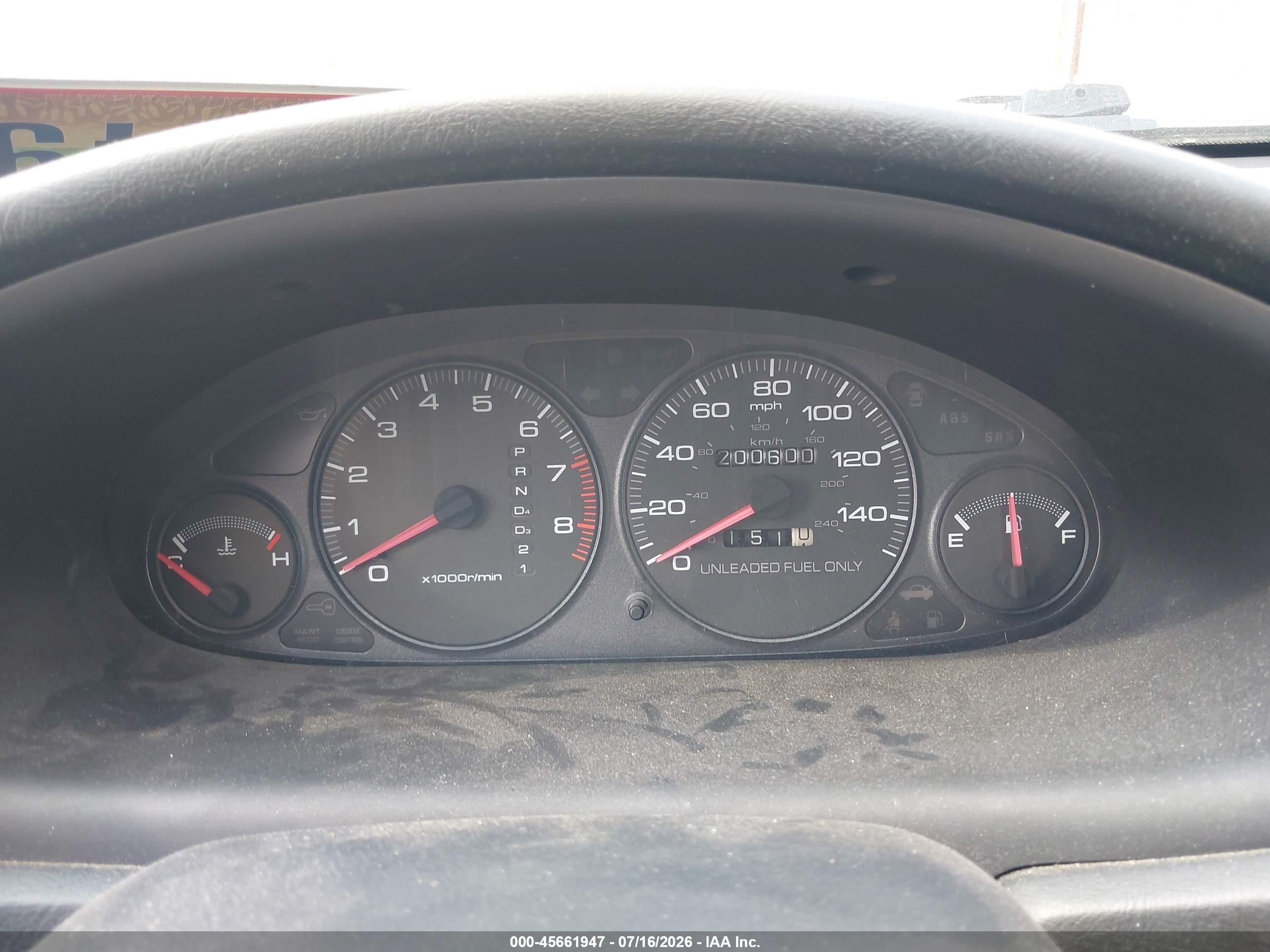 2000 Acura Integra Ls Maroon vin: JH4DC4458YS009226