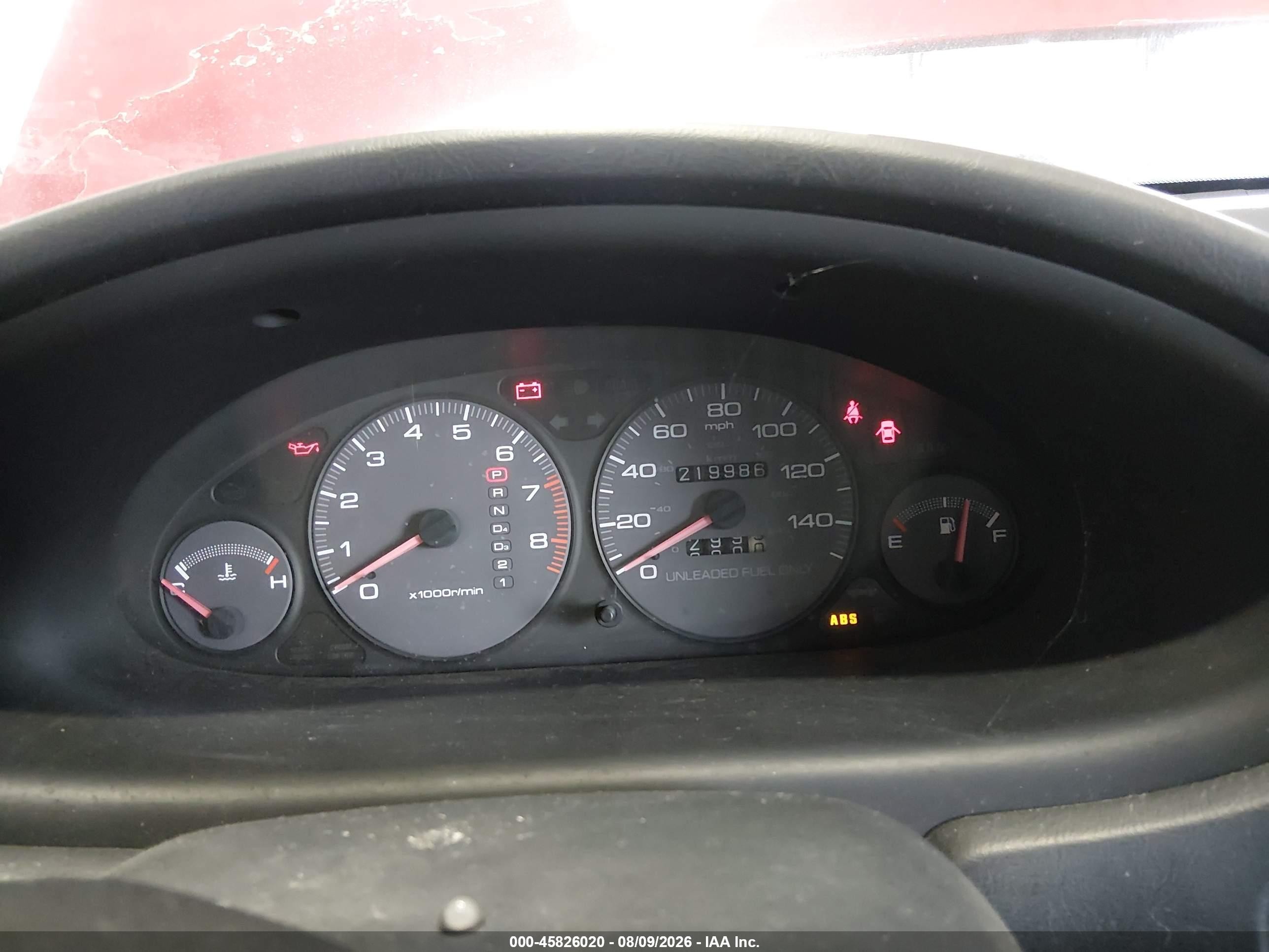 1994 Acura Integra Ls Red vin: JH4DC4459RS049428