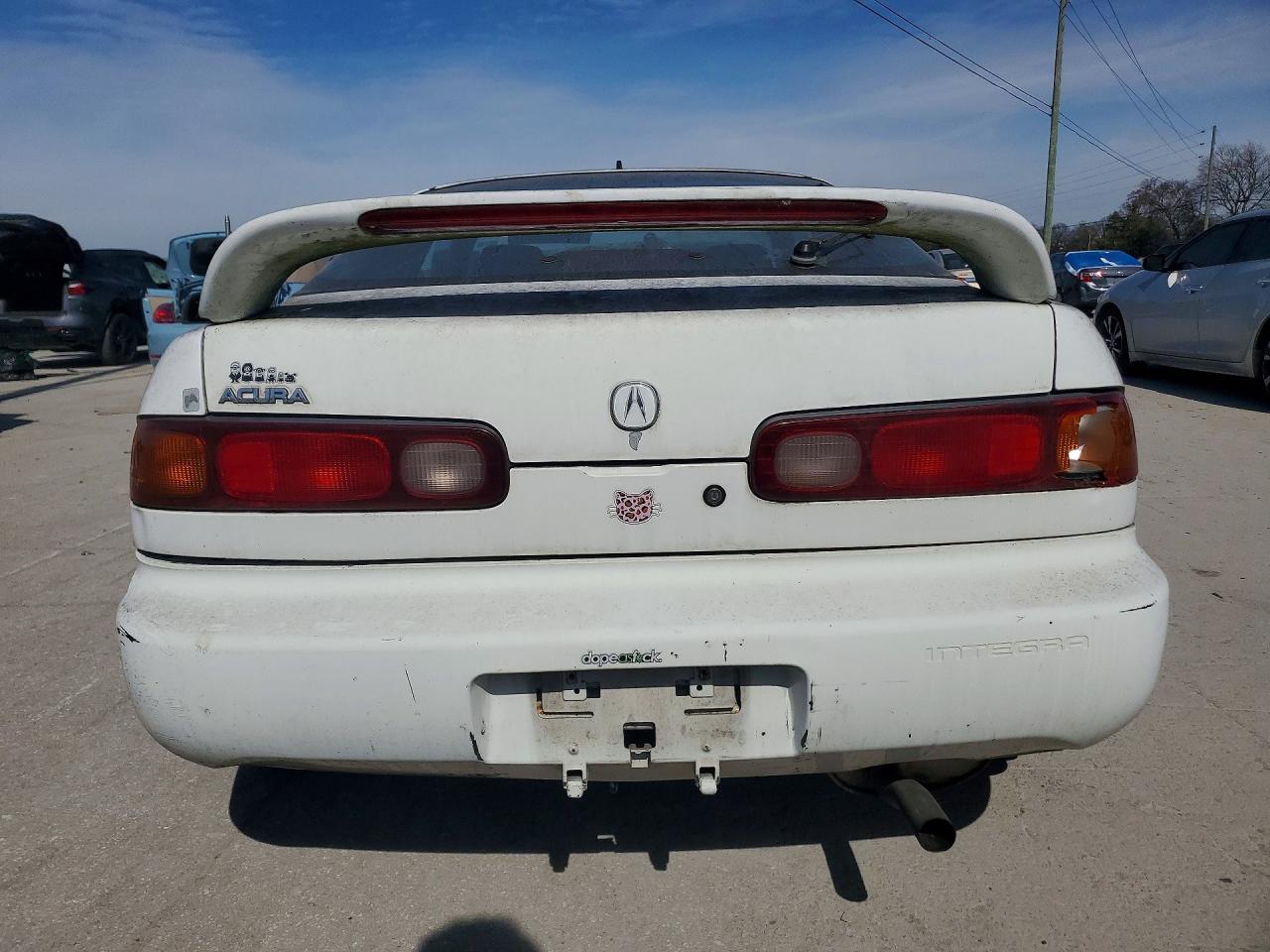 1997 Acura Integra Ls White vin: JH4DC445XVS014875