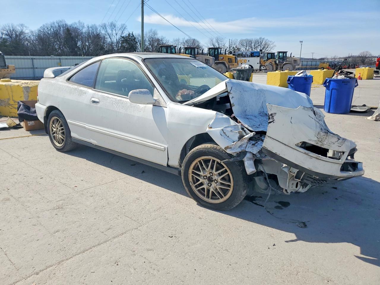 1997 Acura Integra Ls White vin: JH4DC445XVS014875