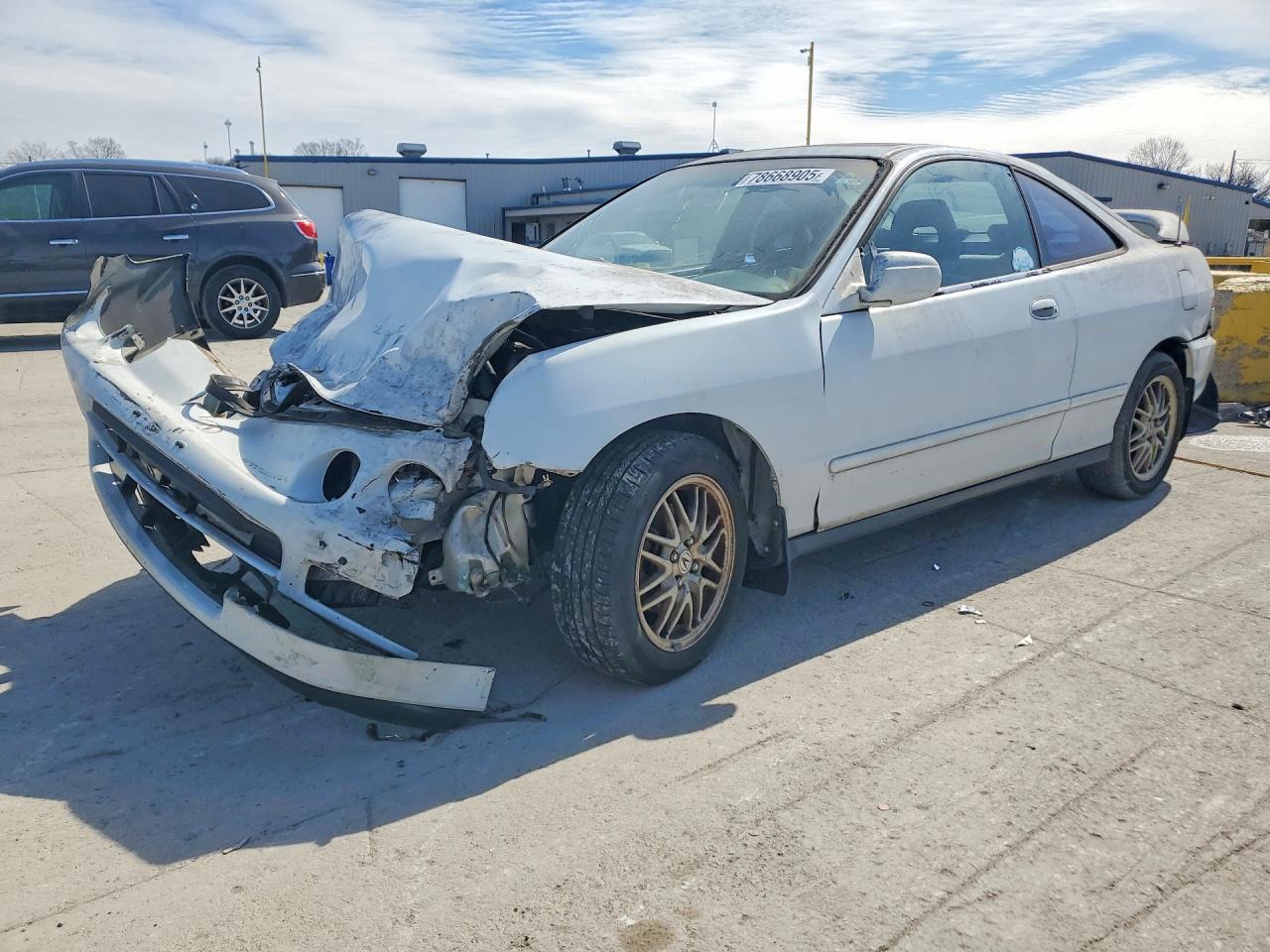 1997 Acura Integra Ls White vin: JH4DC445XVS014875