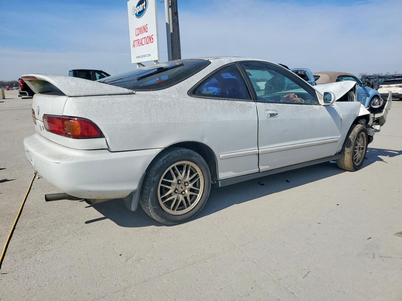 1997 Acura Integra Ls White vin: JH4DC445XVS014875