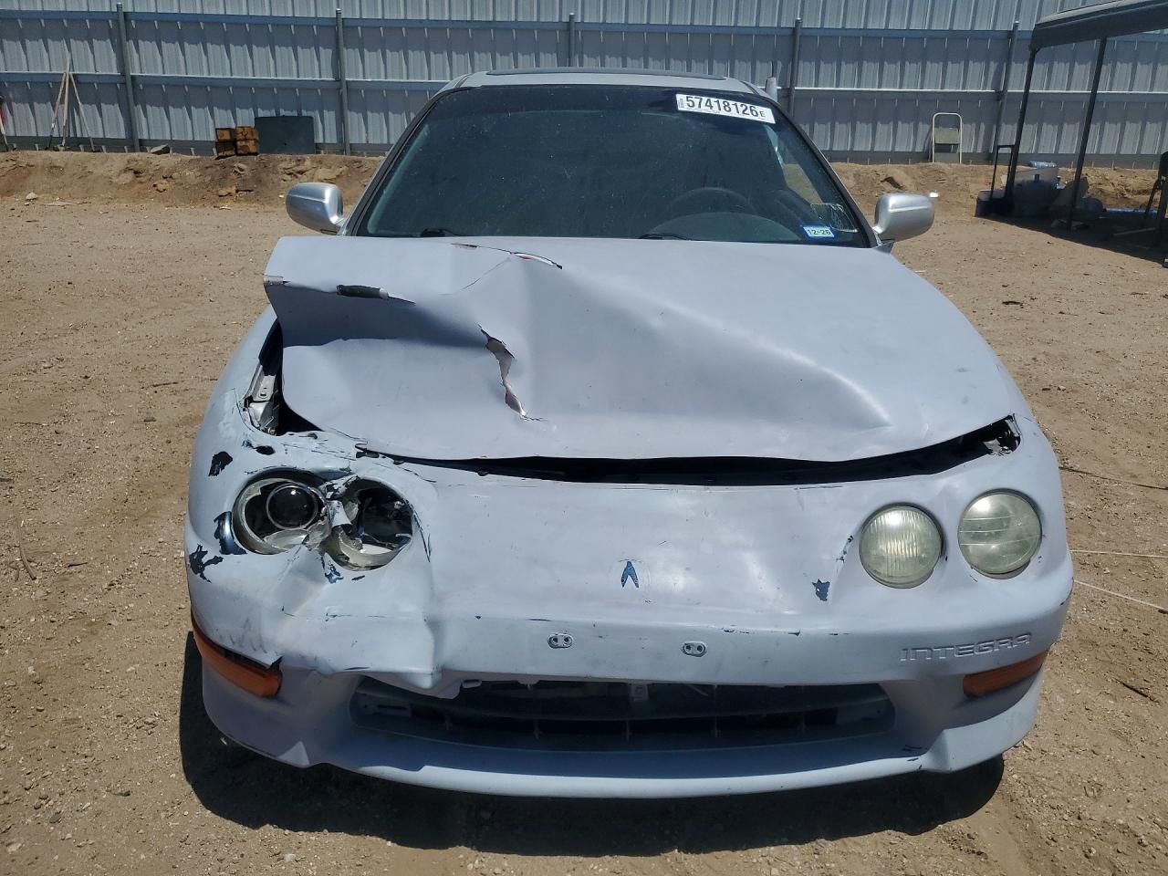 2000 Acura Integra Gs Silver vin: JH4DC4463YS009532