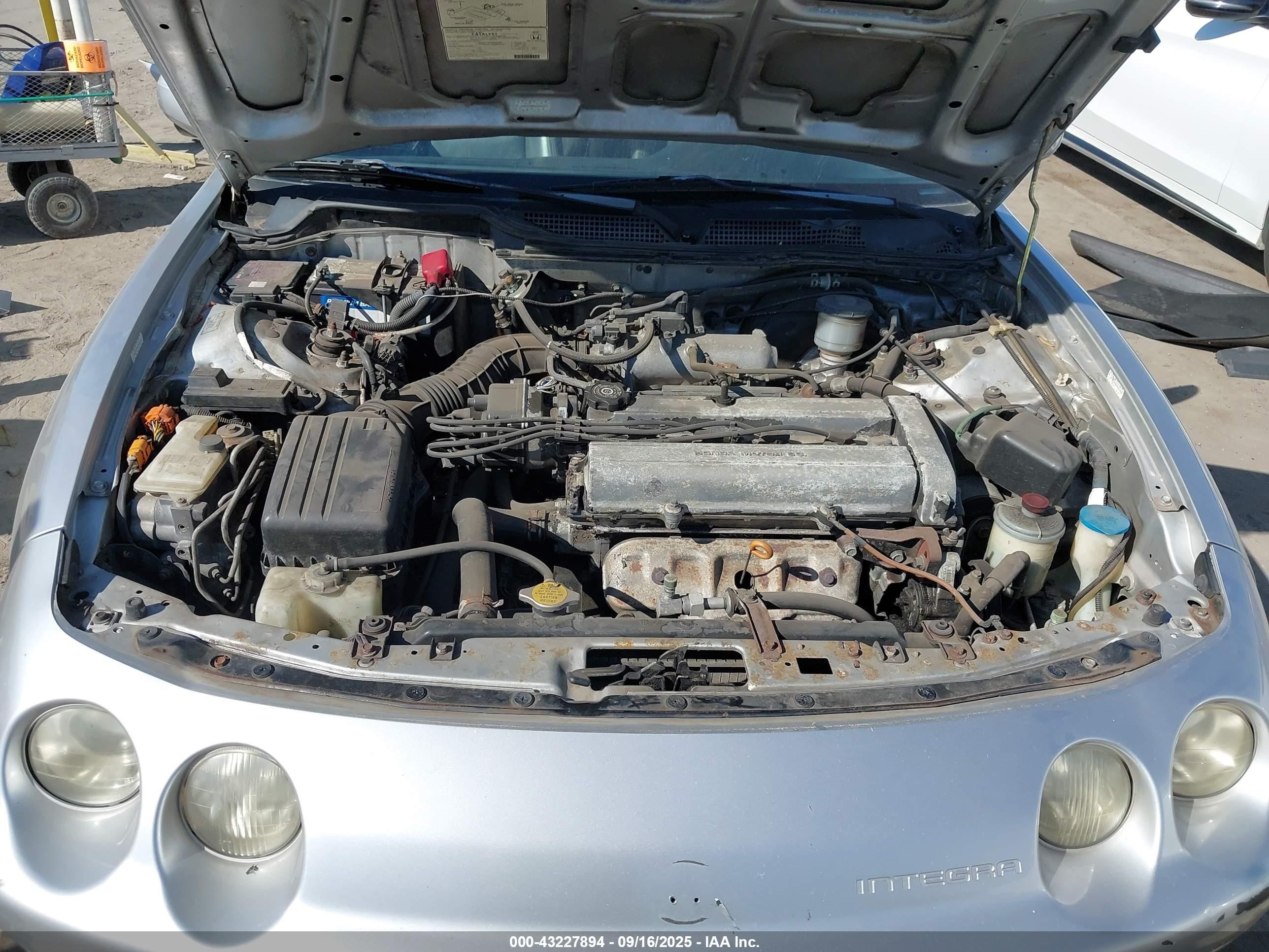1997 Acura Integra Gs Silver vin: JH4DC4465VS007227