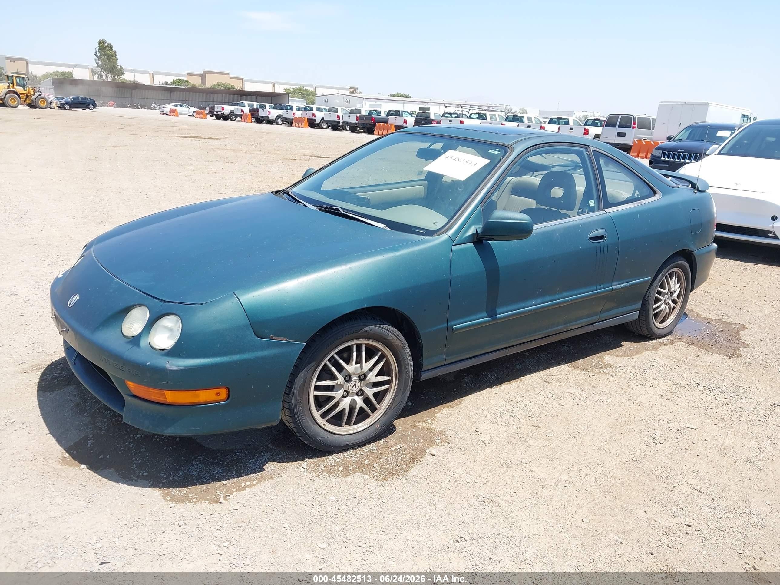1998 Acura Integra Gs Green vin: JH4DC4465WS019685