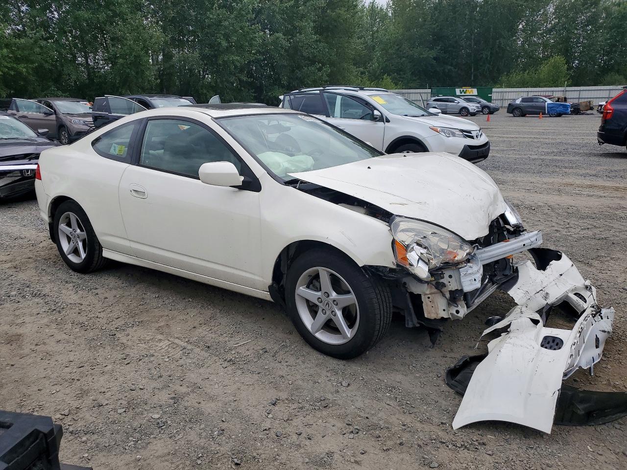 2002 Acura Rsx Type-s White vin: JH4DC53002C034800