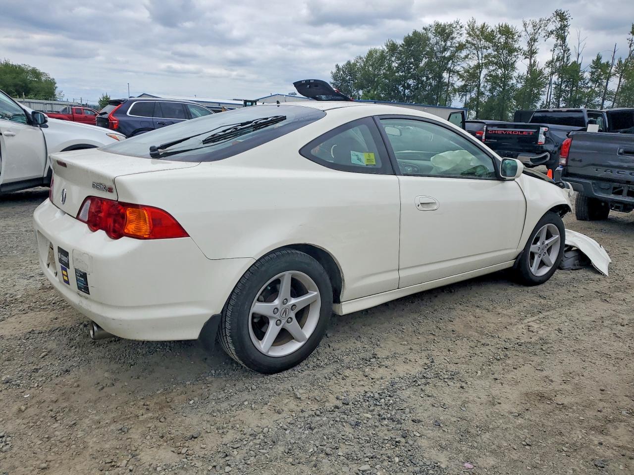 2002 Acura Rsx Type-s White vin: JH4DC53002C034800