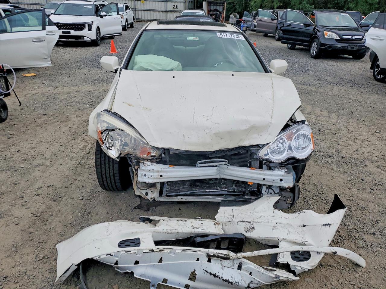2002 Acura Rsx Type-s White vin: JH4DC53002C034800