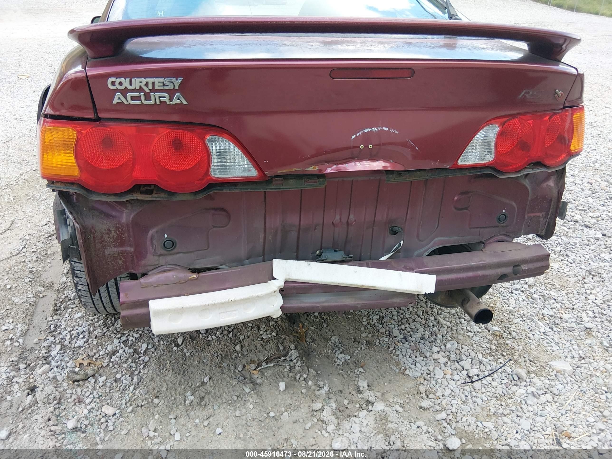 2003 Acura Rsx Type S Red vin: JH4DC53003C001667
