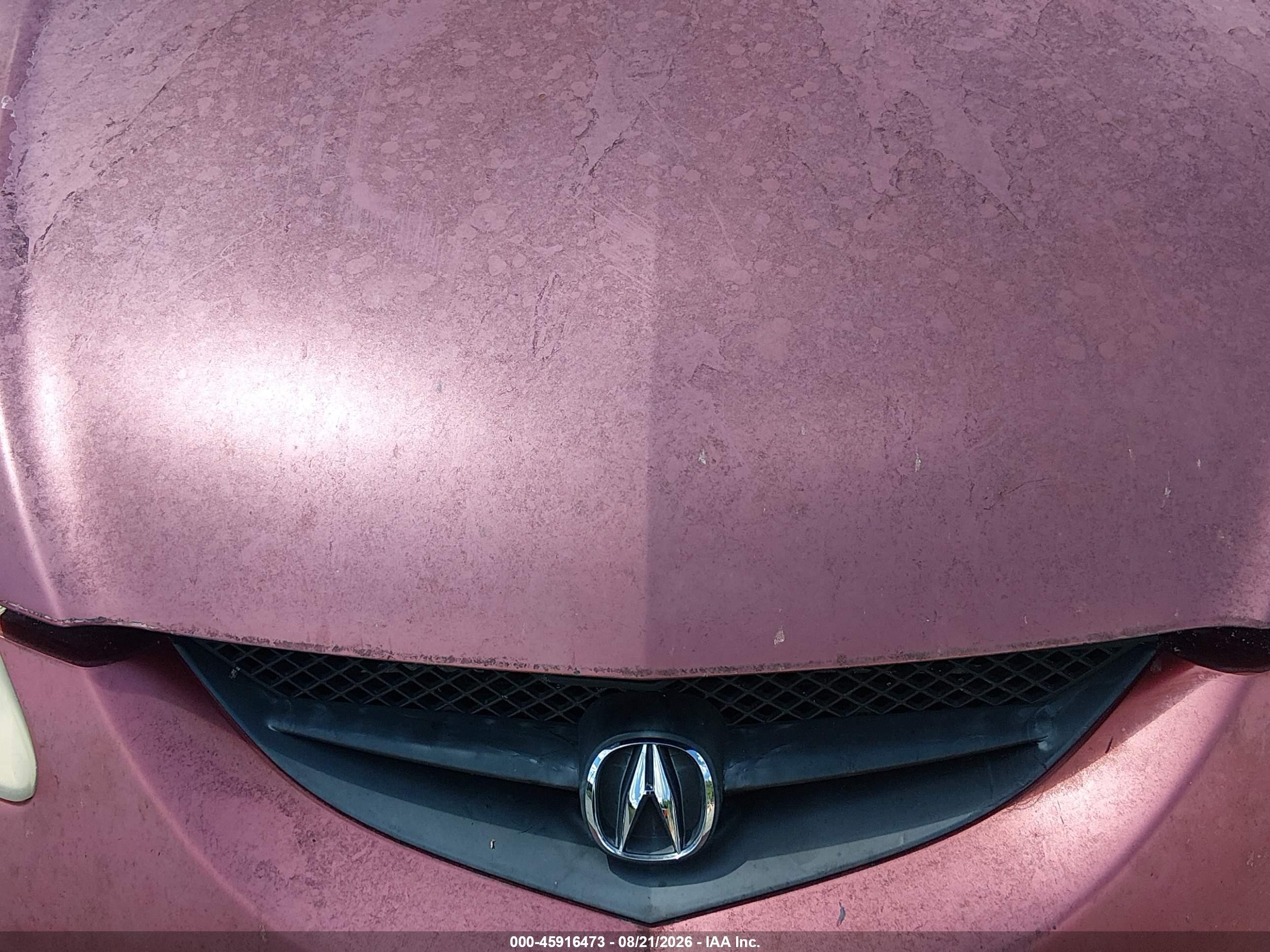2003 Acura Rsx Type S Red vin: JH4DC53003C001667