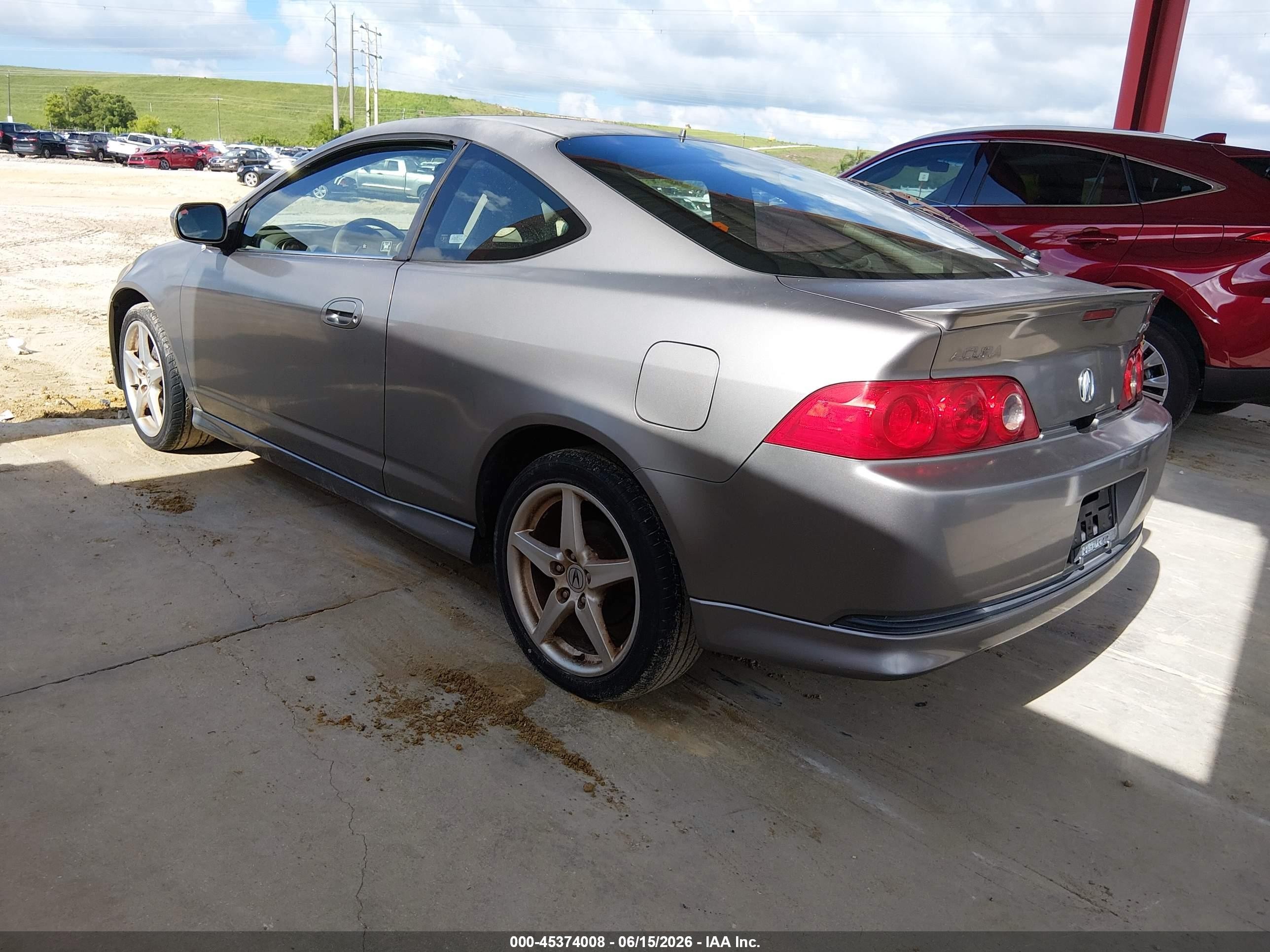 2005 Acura Rsx Type S Gray vin: JH4DC53015S004439