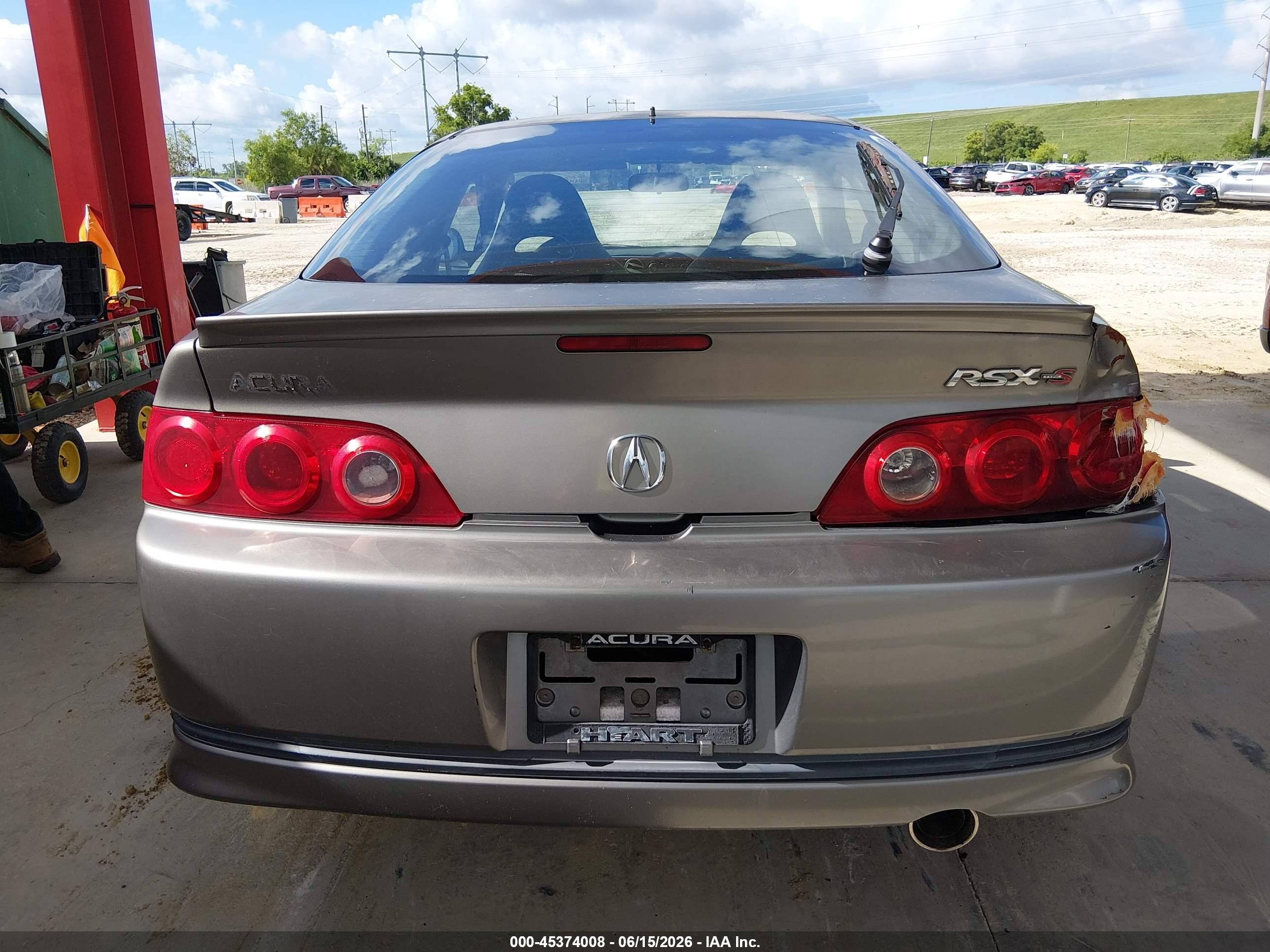 2005 Acura Rsx Type S Gray vin: JH4DC53015S004439