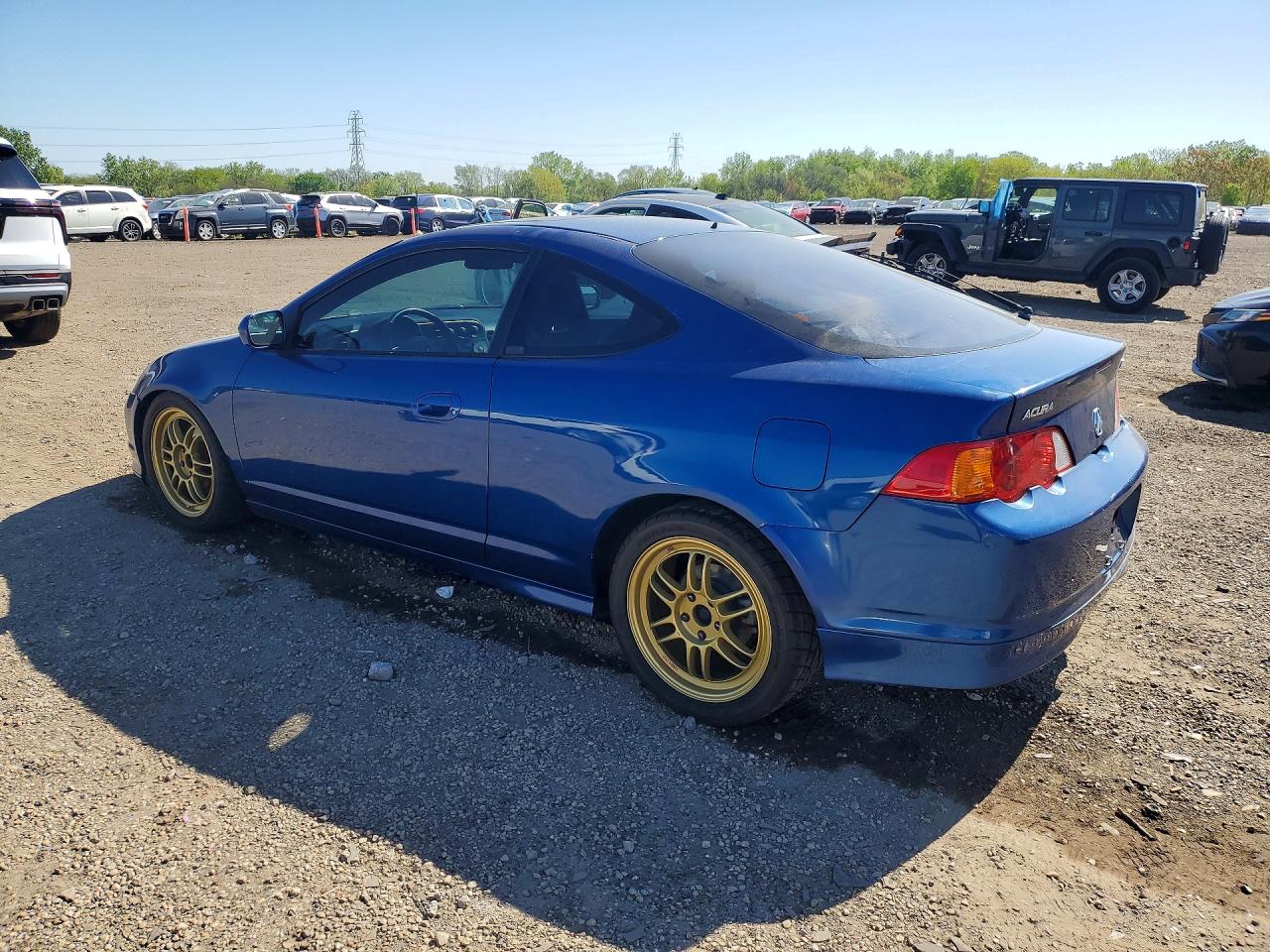 2002 Acura Rsx Type-s Blue vin: JH4DC53032C019966