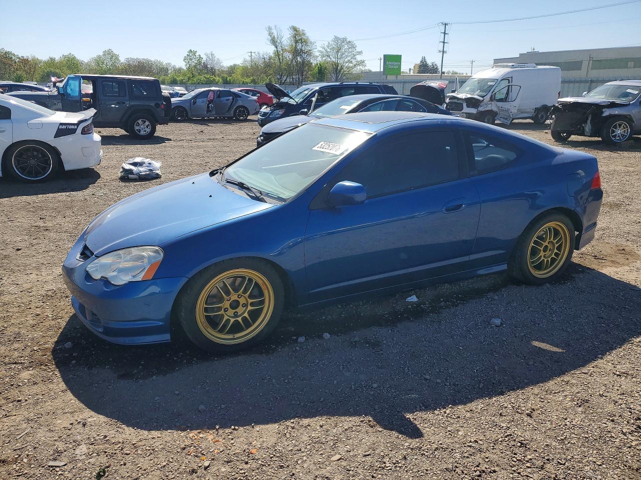 2002 Acura Rsx Type-s Blue vin: JH4DC53032C019966