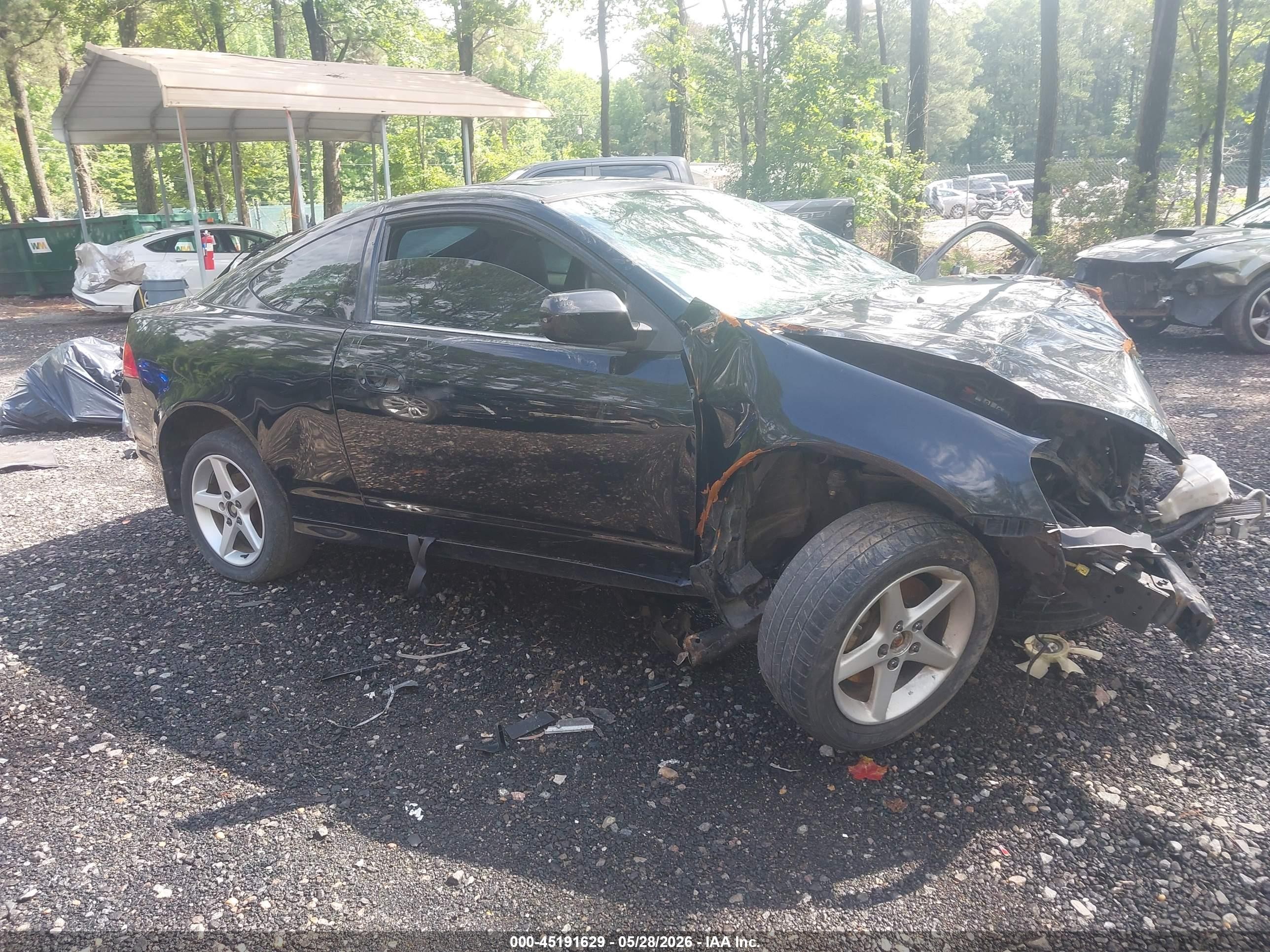 2002 Acura Rsx Type S Black vin: JH4DC53032C025475