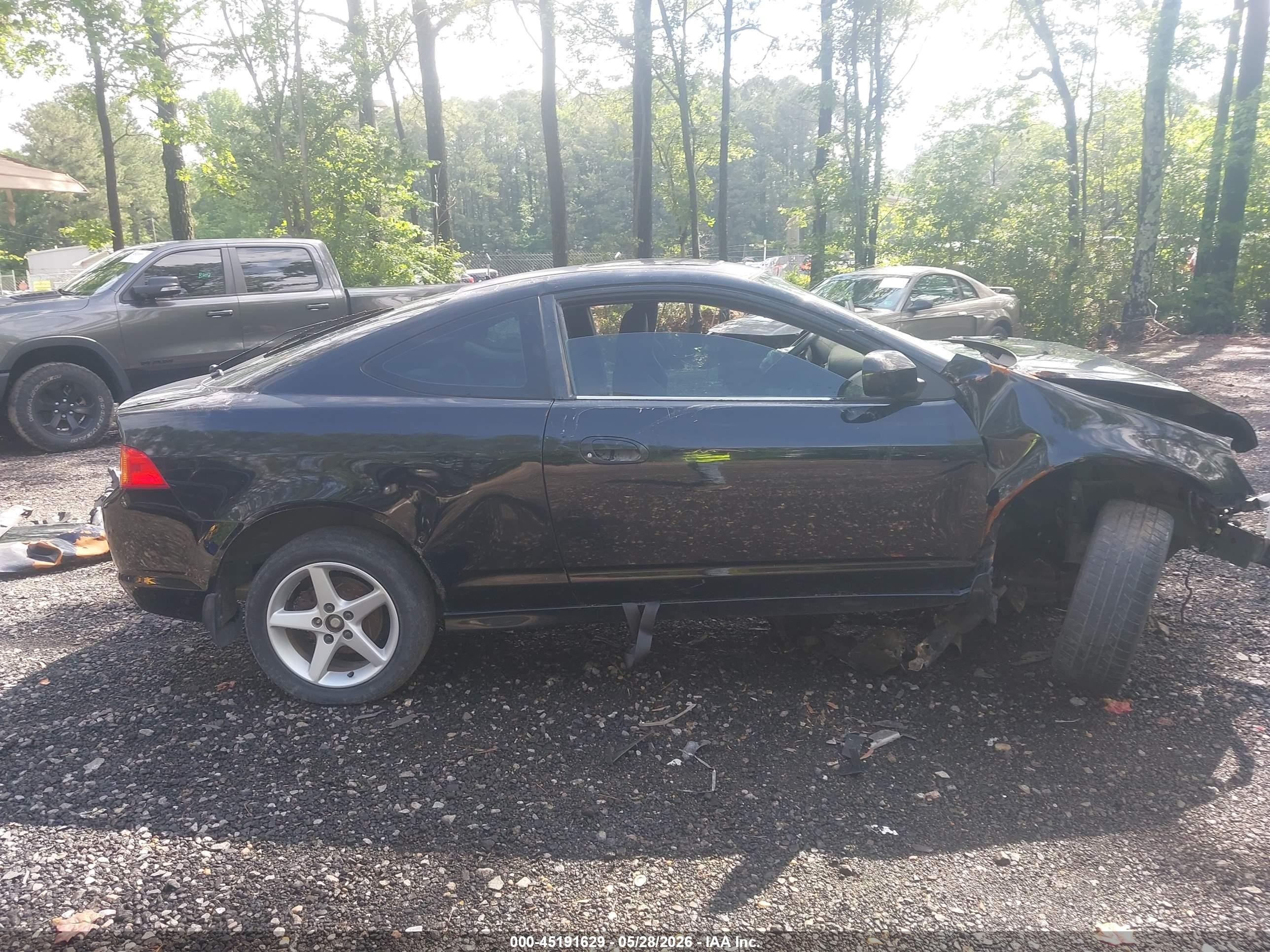 2002 Acura Rsx Type S Black vin: JH4DC53032C025475