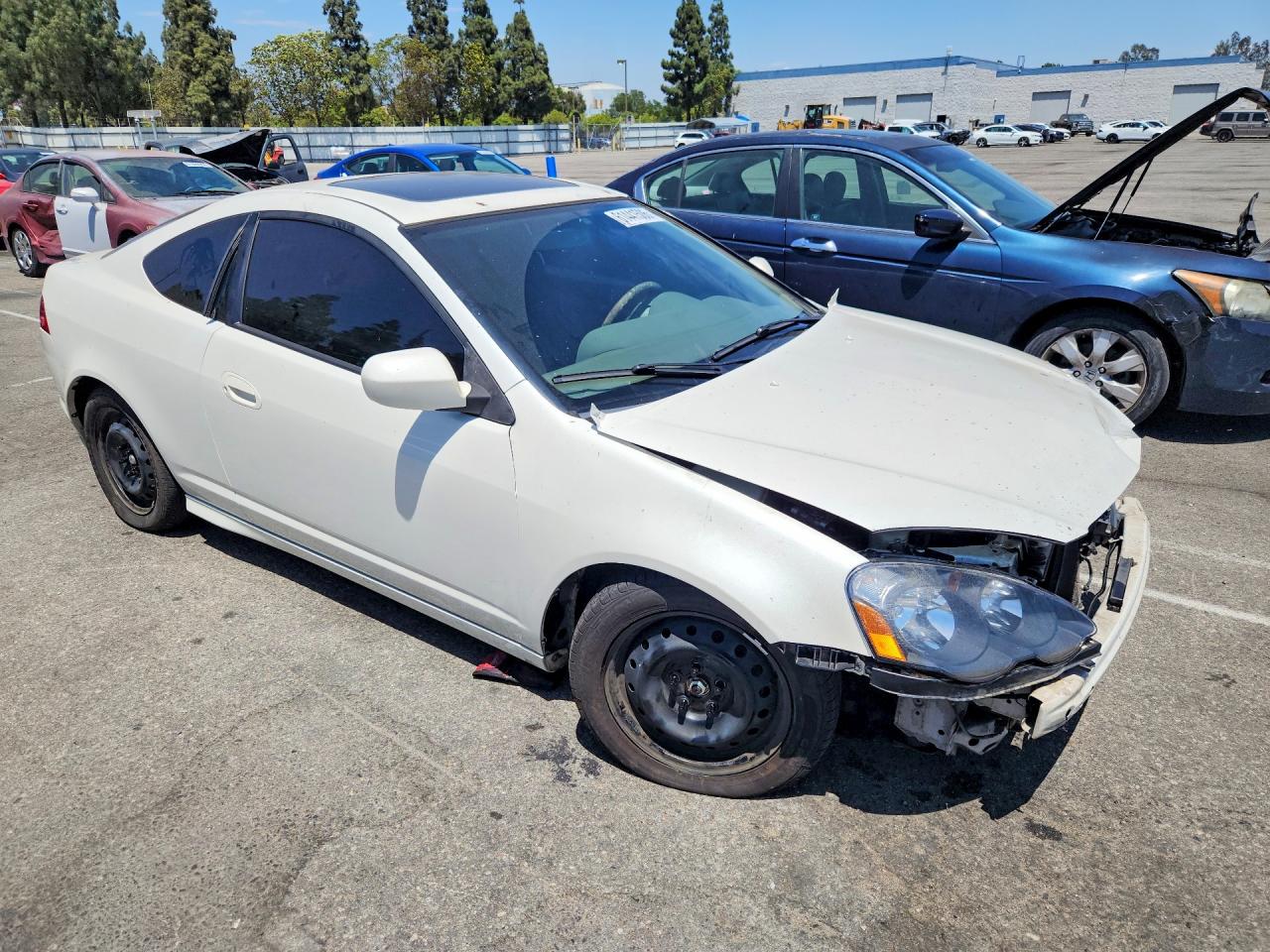 2004 Acura Rsx Type-s White vin: JH4DC53034S016641