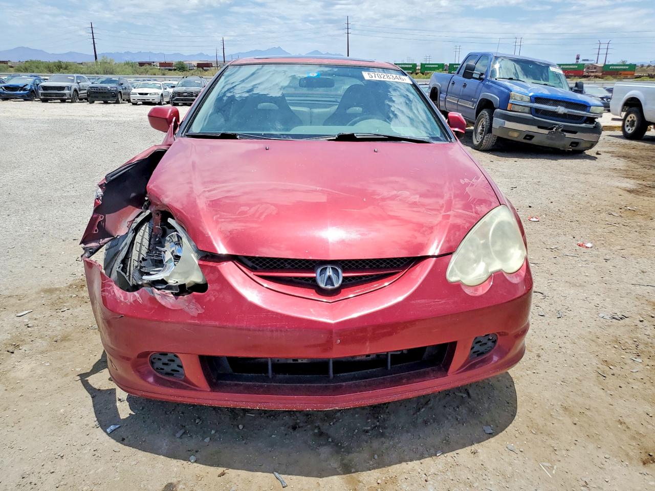 2002 Acura Rsx Type-s Red vin: JH4DC53042C025050