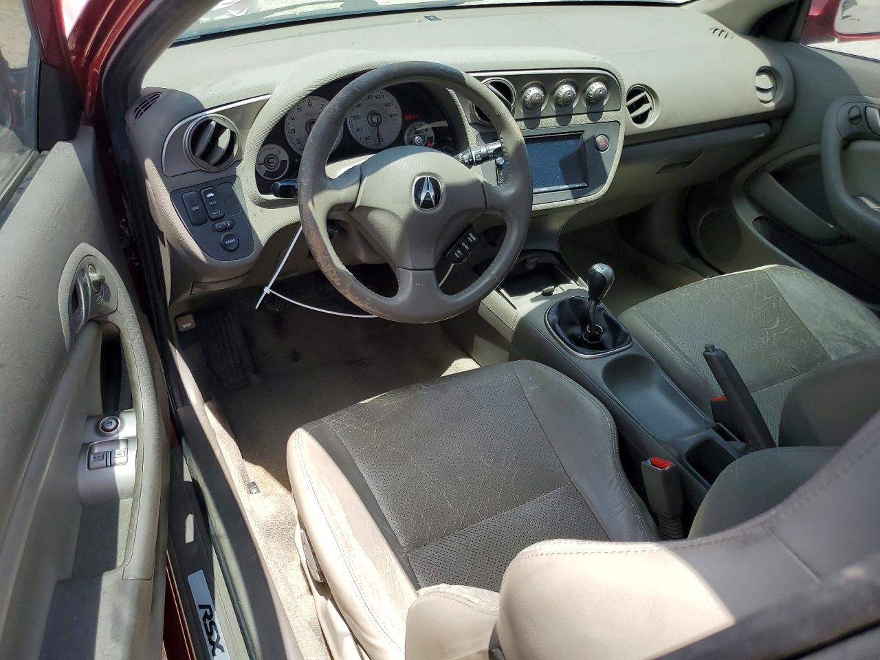 2002 Acura Rsx Type-s Red vin: JH4DC53042C025050