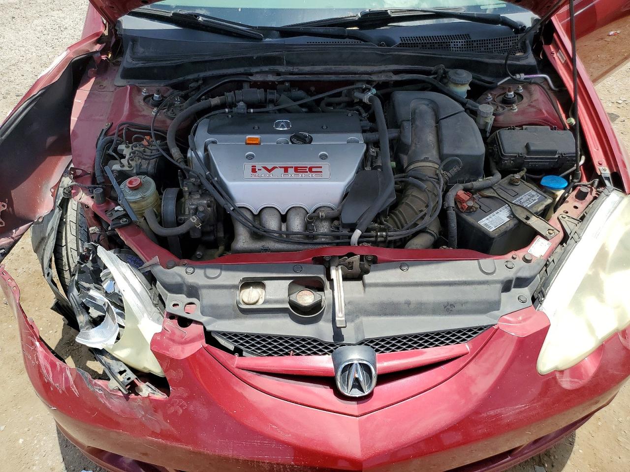2002 Acura Rsx Type-s Red vin: JH4DC53042C025050